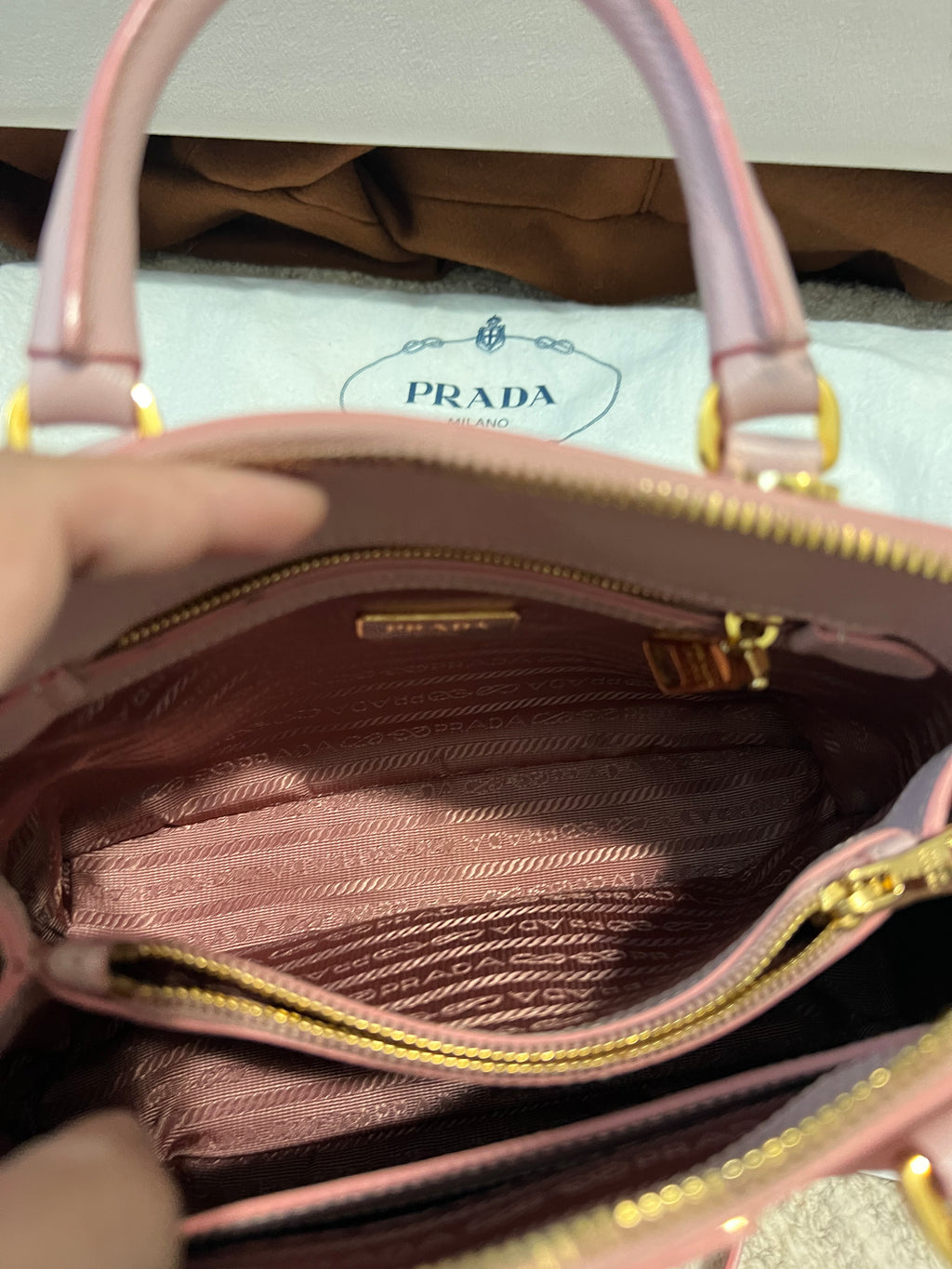 Prada Saffiano Pink