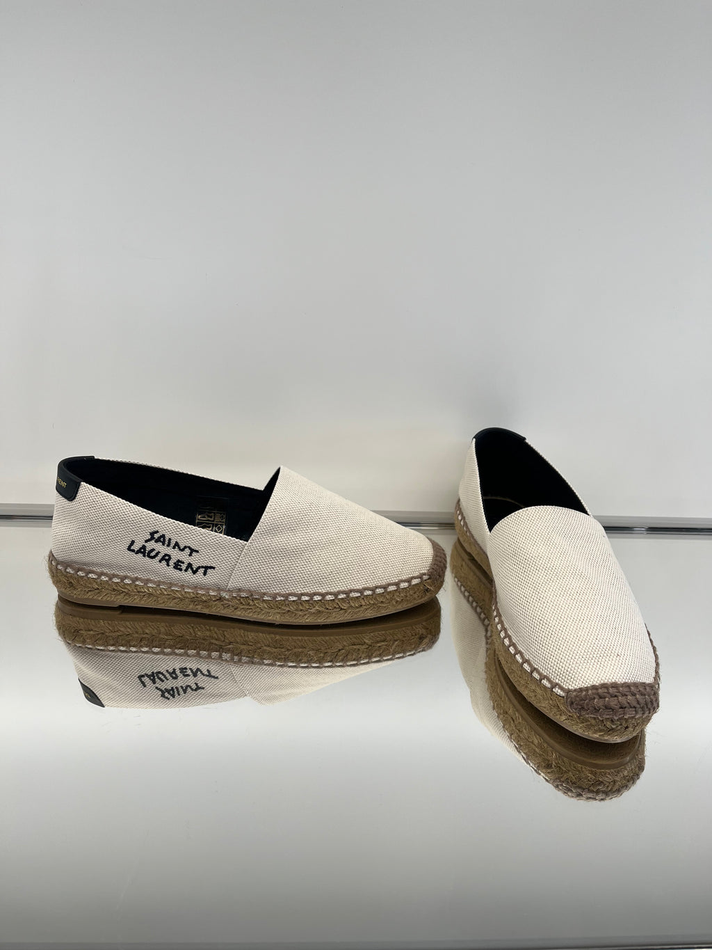 YSL Espadrilles Cream