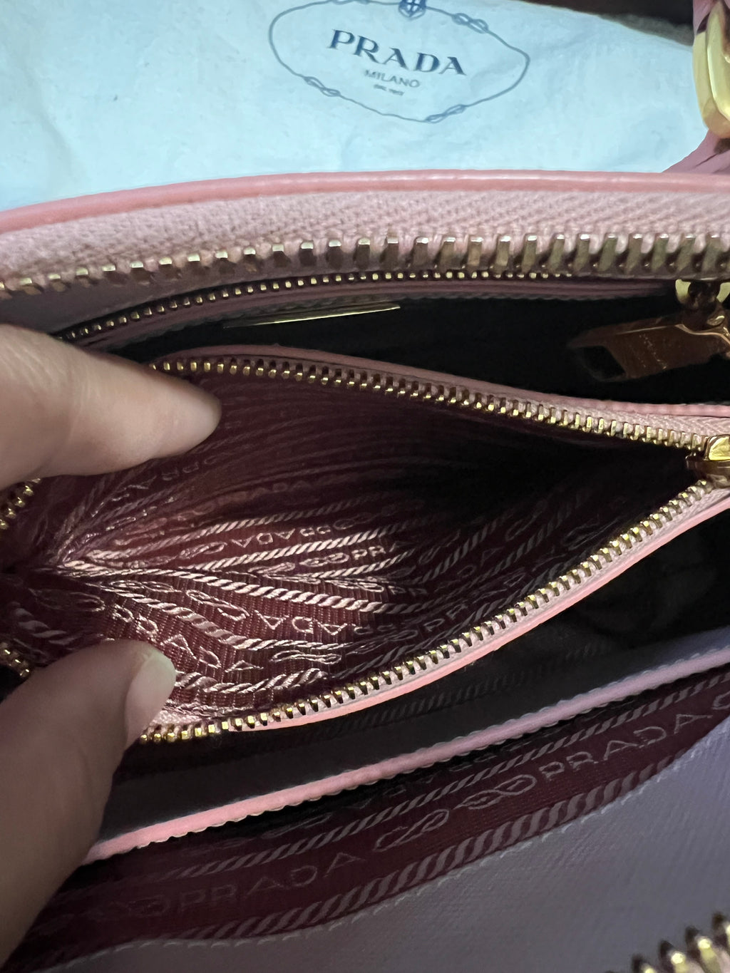 Prada Saffiano Pink