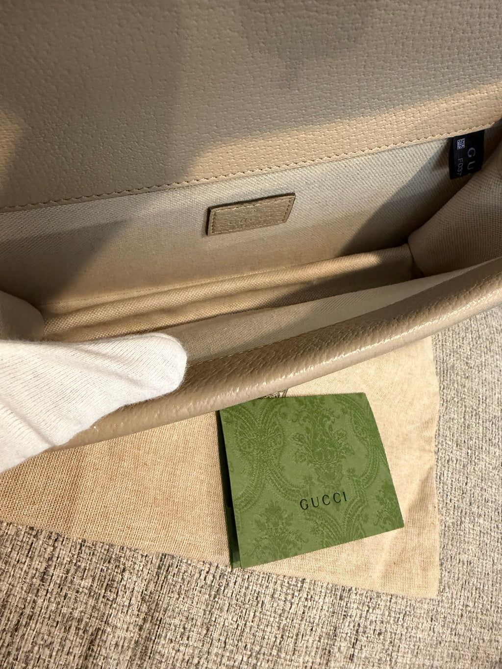 GUCCI Dionysus Limited Edition White Gg Logo