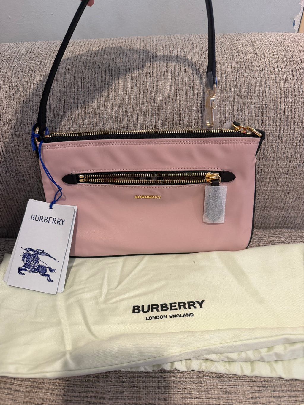 Burberry Nylon Hand/ Shoulder Bag
