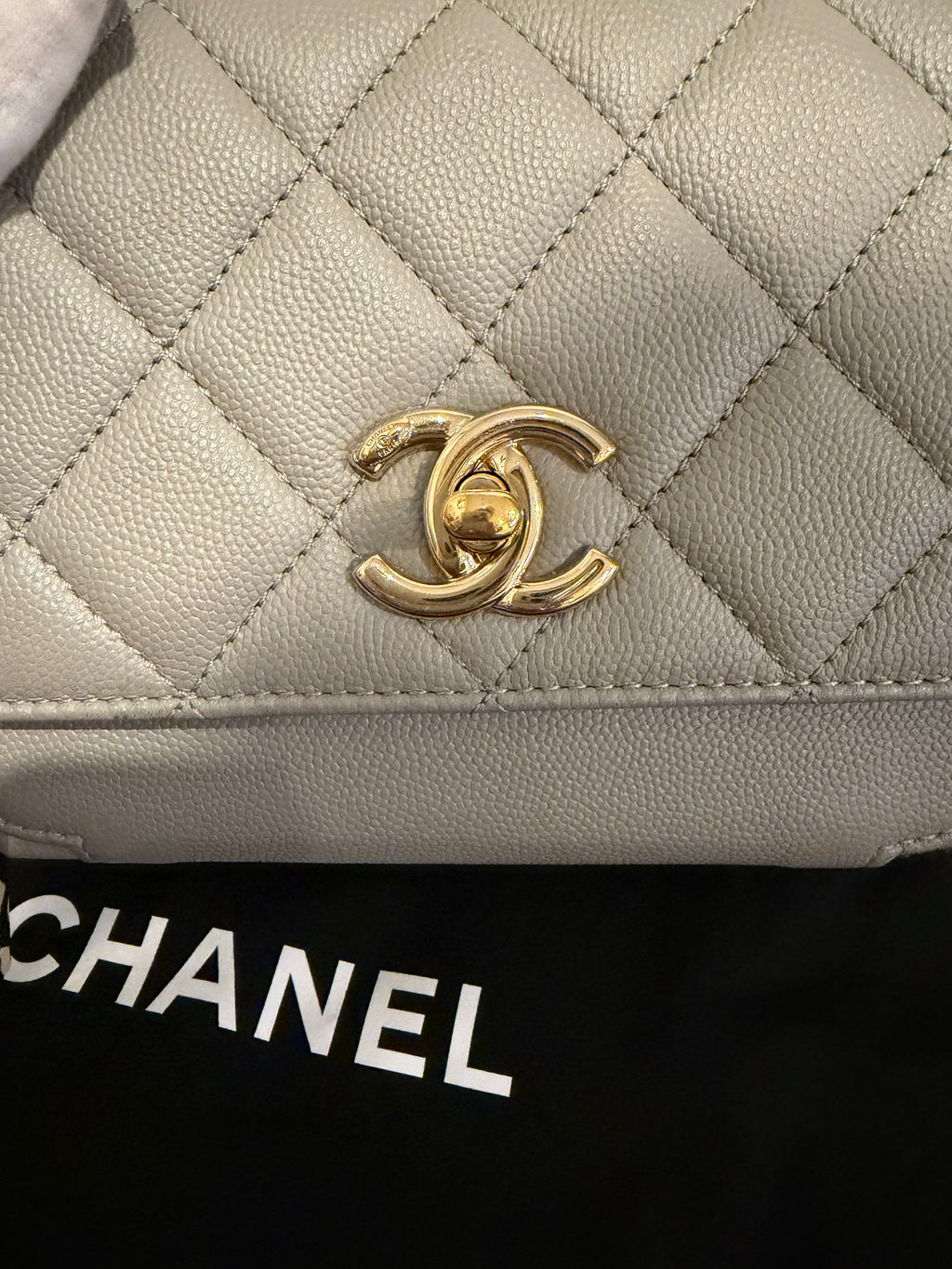 Chanel Business Affinity Grey Small