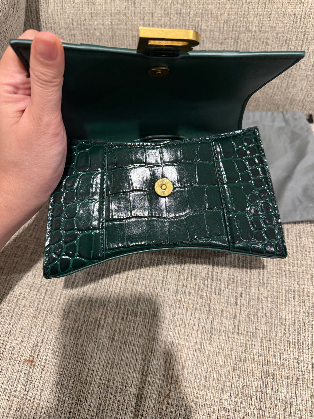 Balenciaga Hourglass Croc XS
