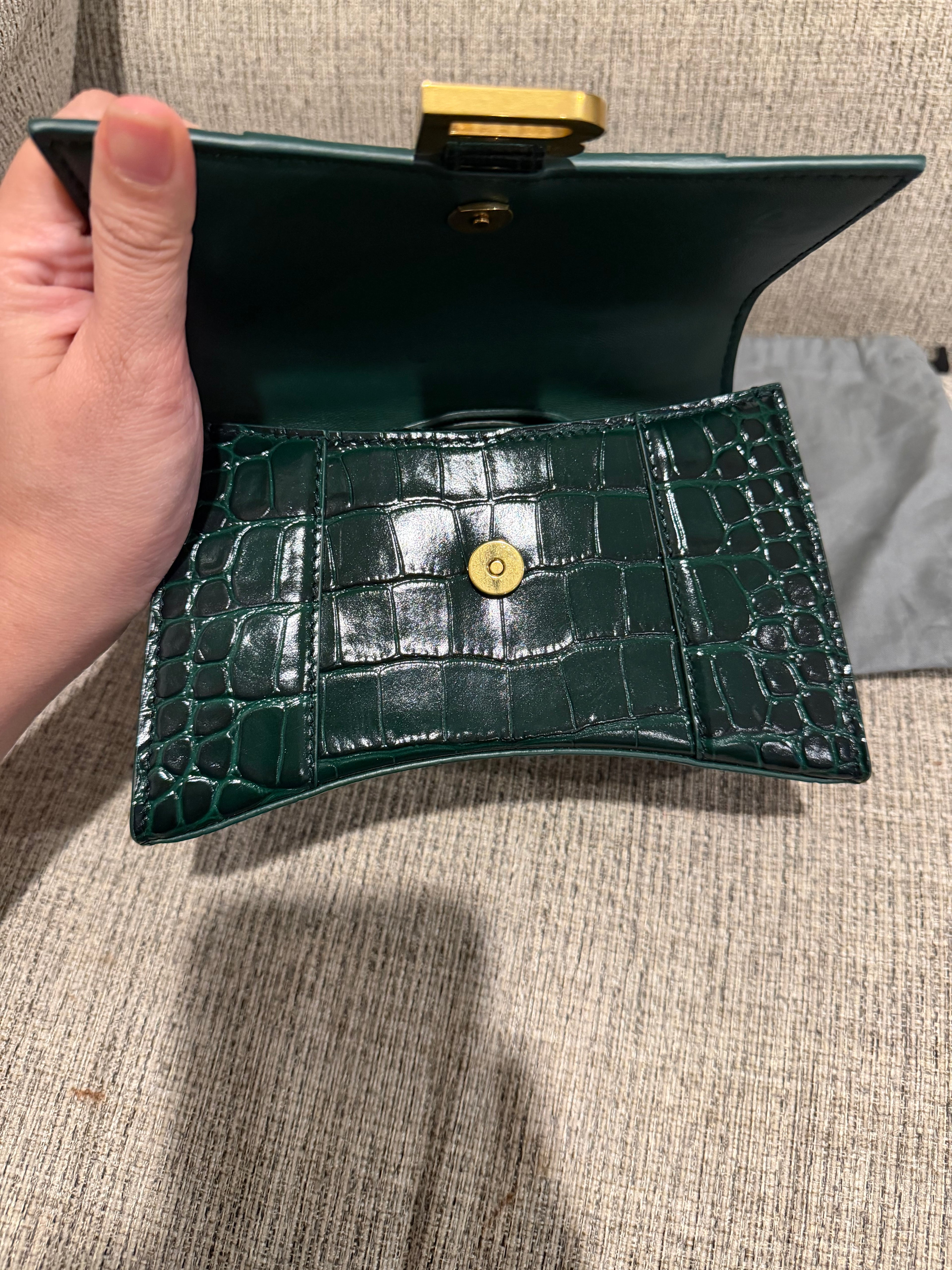 Balenciaga Hourglass Croc XS