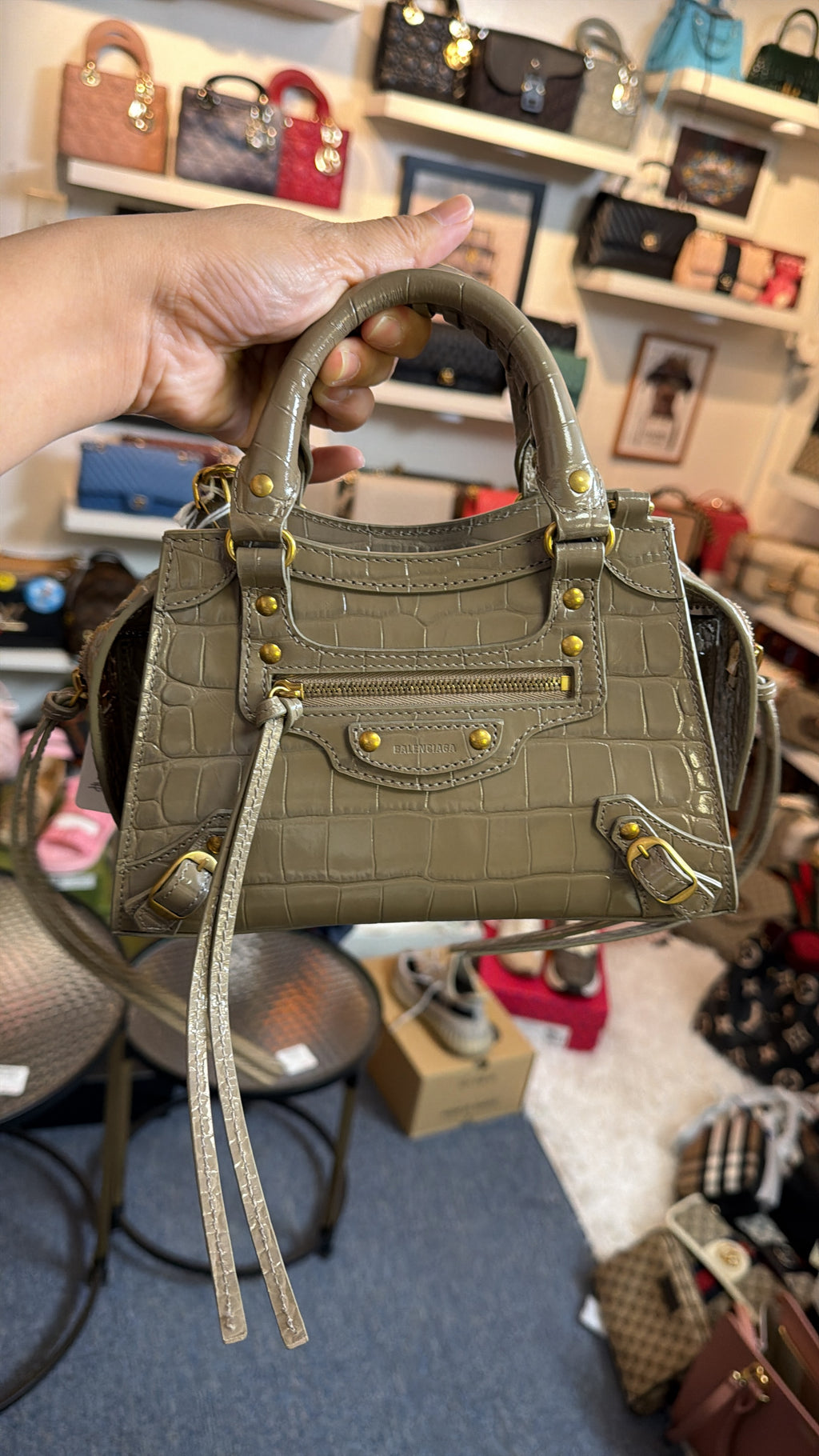 Balenciaga Neo Mini Croc