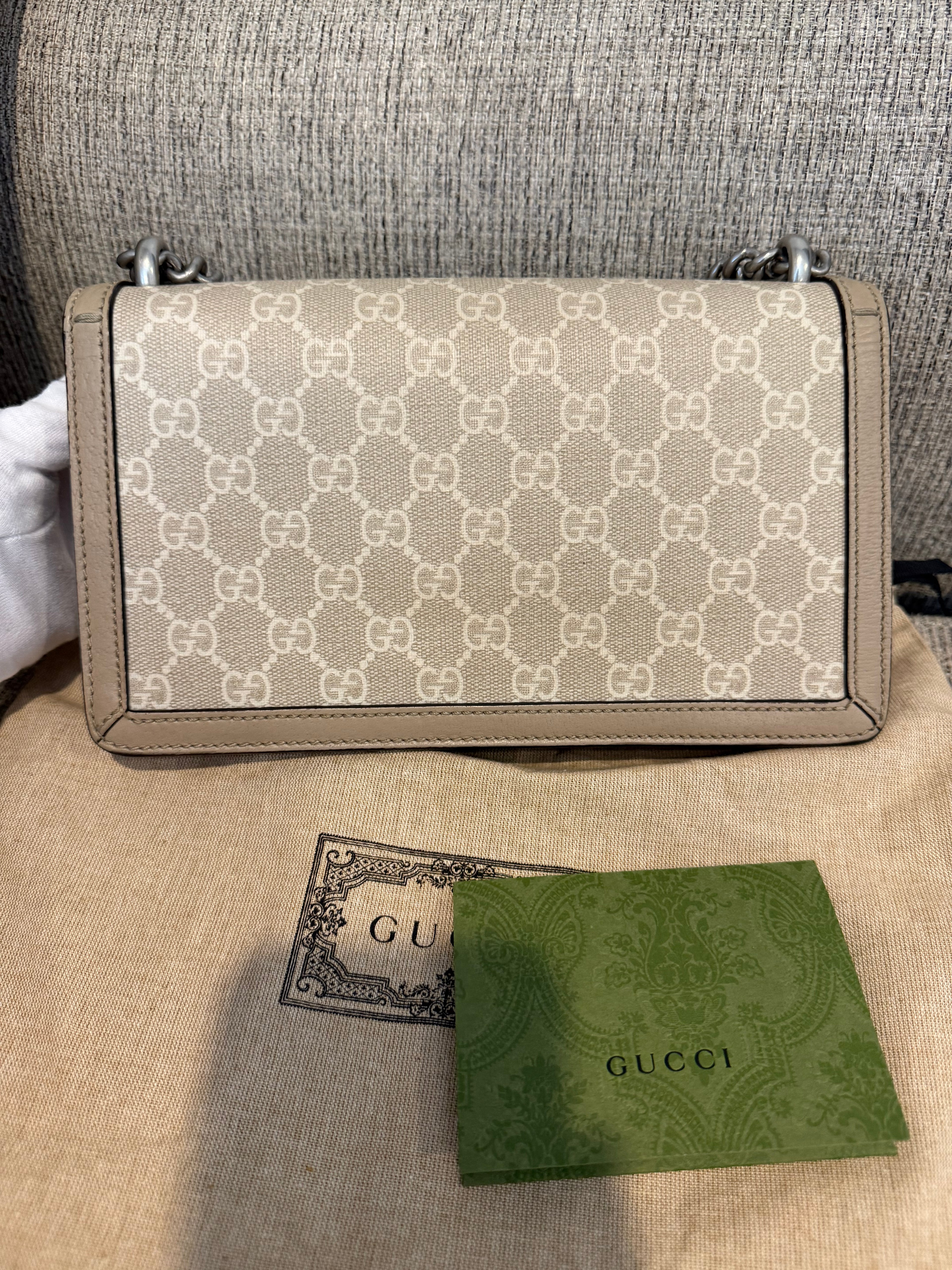 GUCCI Dionysus Limited Edition White Gg Logo