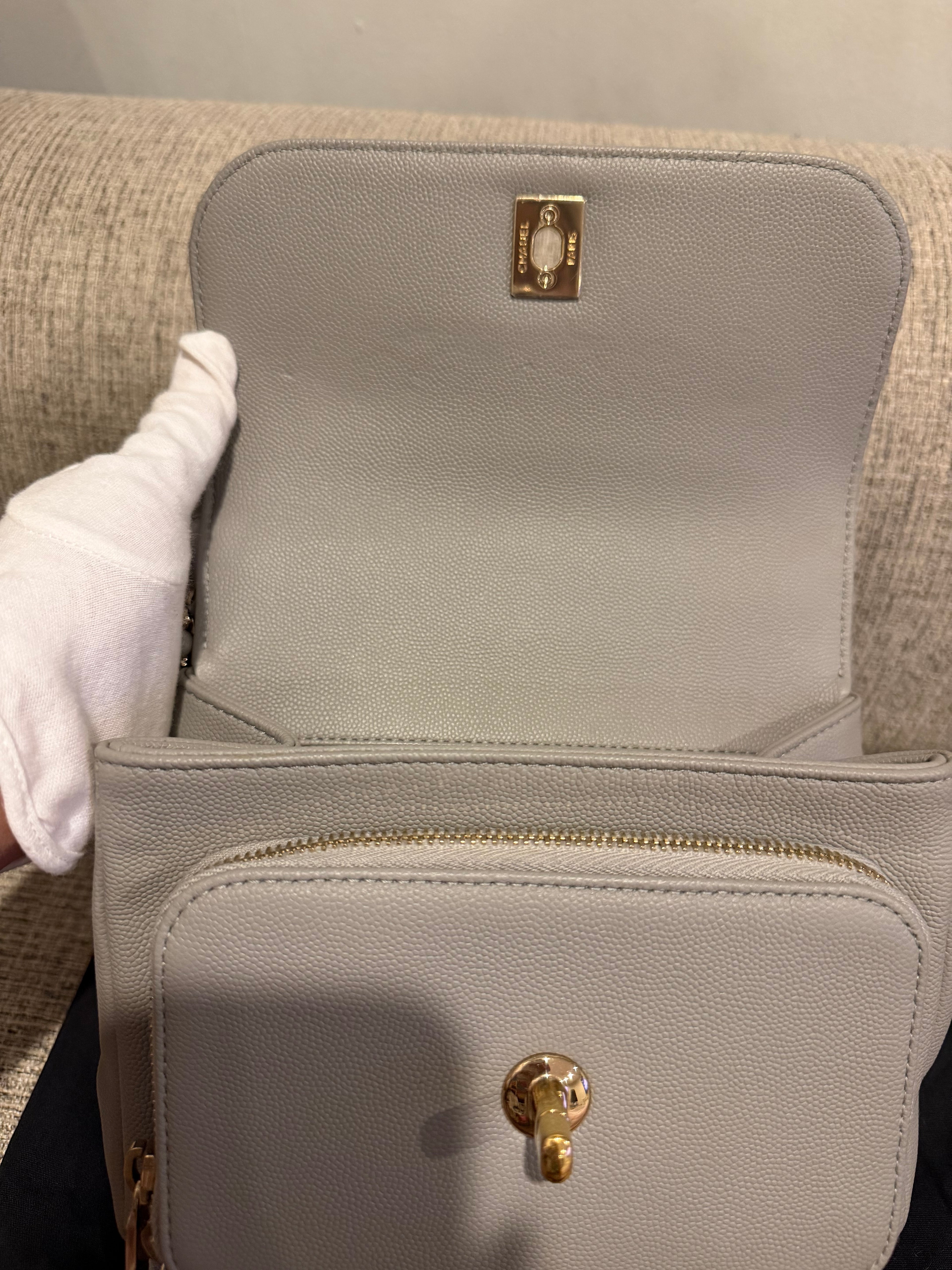 Chanel Business Affinity Grey Small