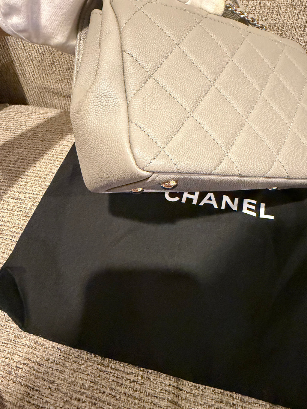 Chanel Business Affinity Grey Small
