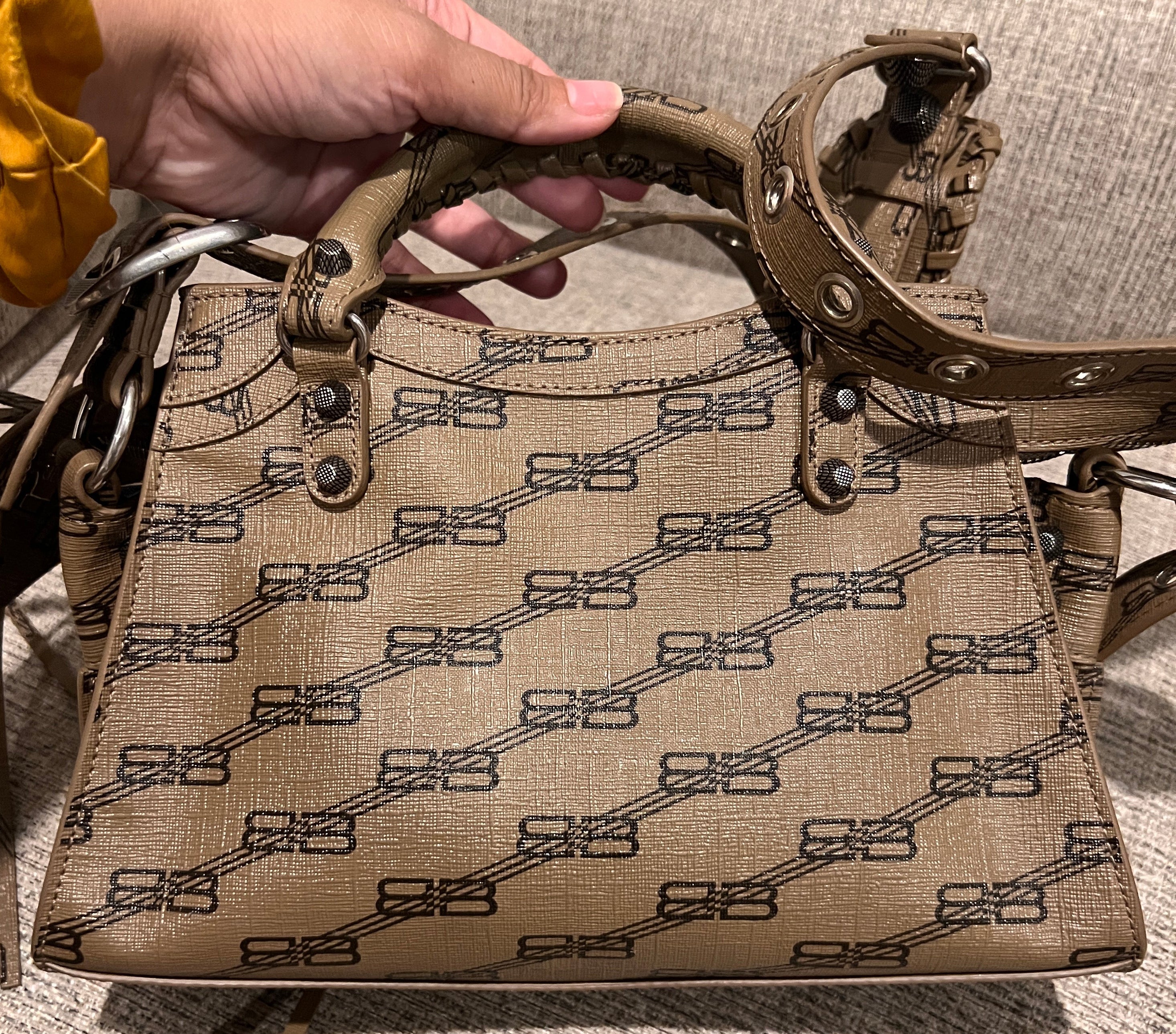 Balenciaga Neo Cagole Monogram XS Crossbody