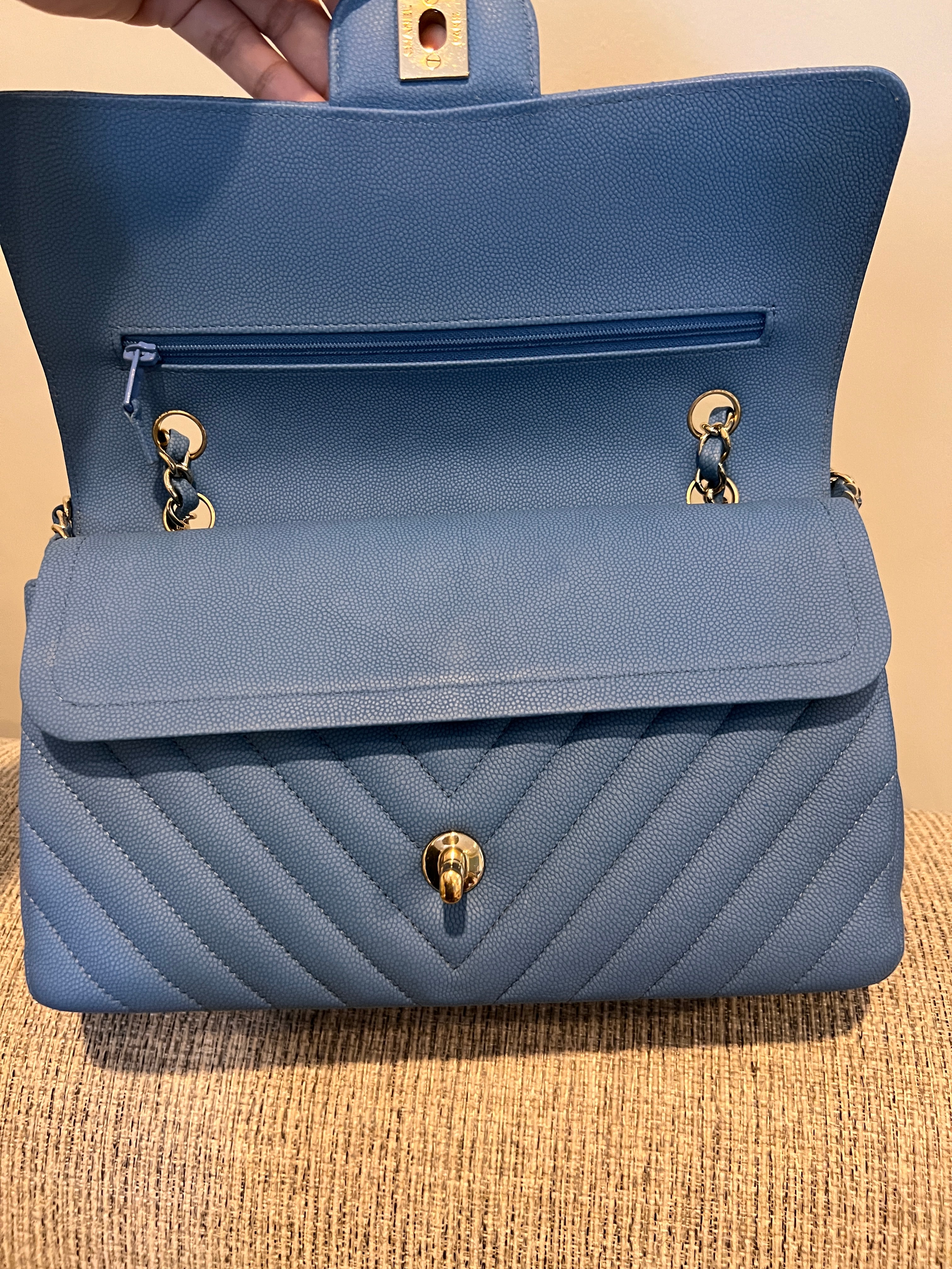 Chanel Double Flap Medium Chevron