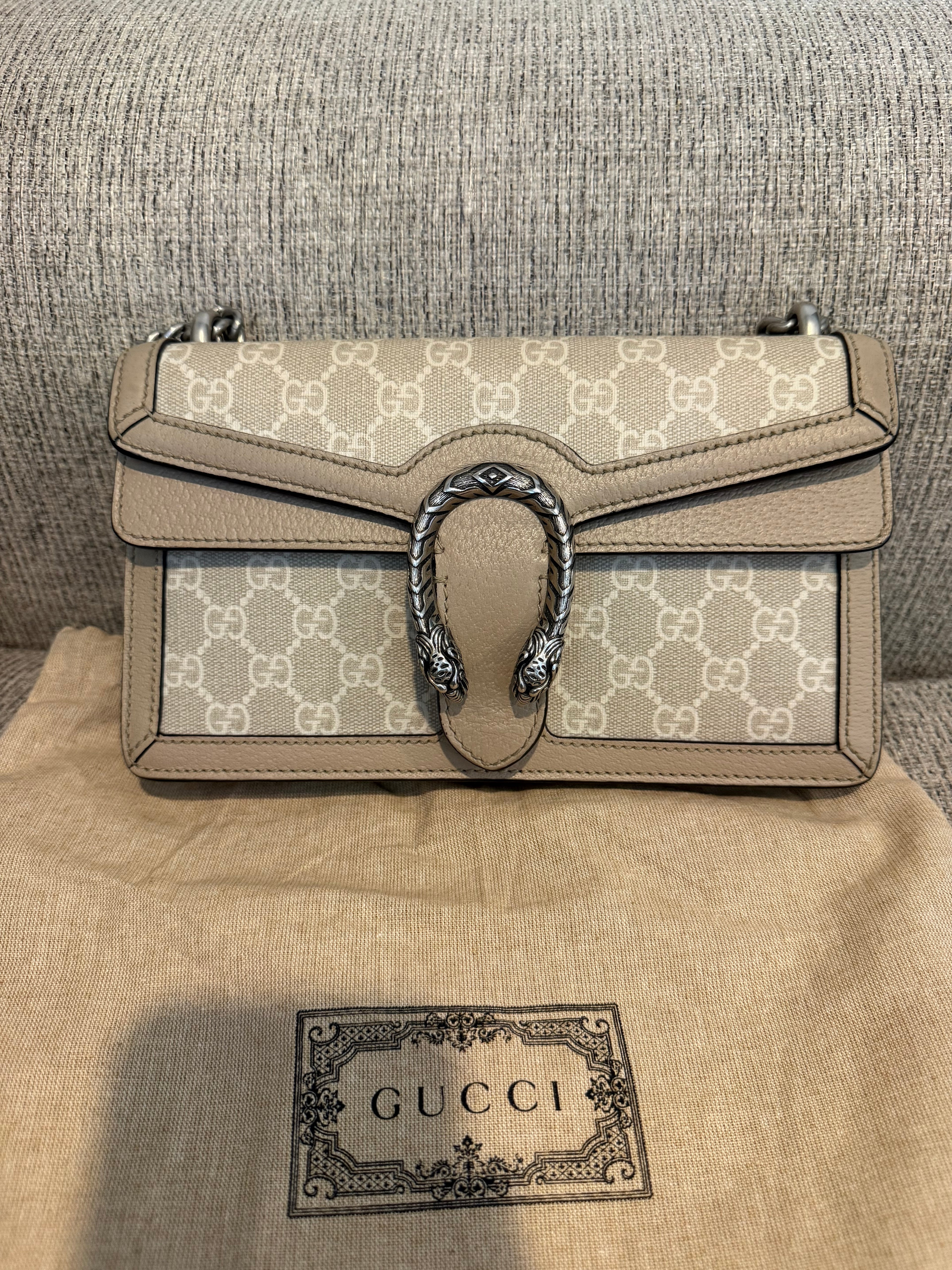 GUCCI Dionysus Limited Edition White Gg Logo
