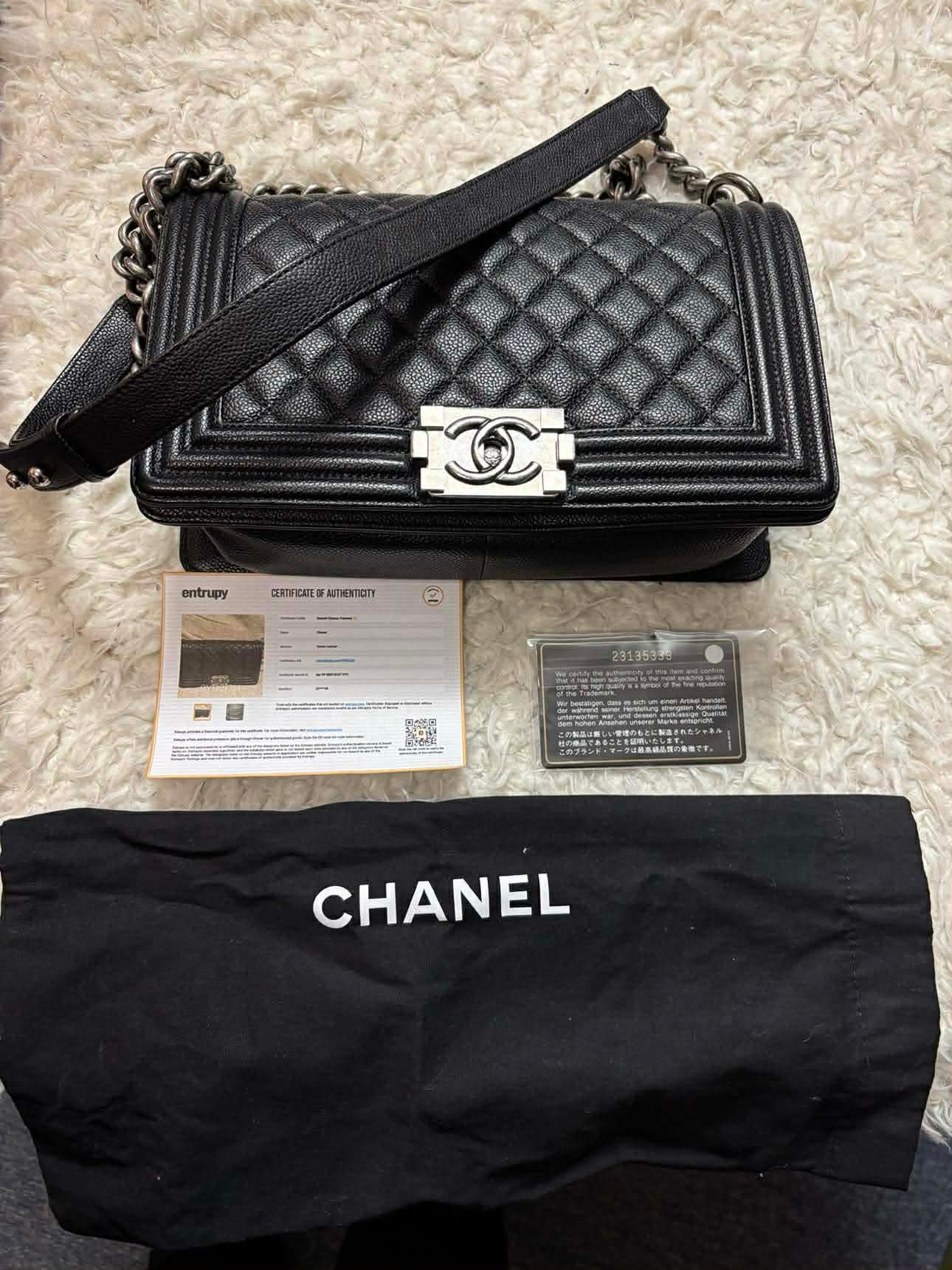 Chanel Leboy Old Medium Black