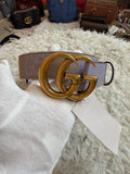 Gucci Marmont Belt Jumbo Logo lavender size 75 Bnew