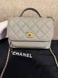 Chanel Business Affinity Grey Small