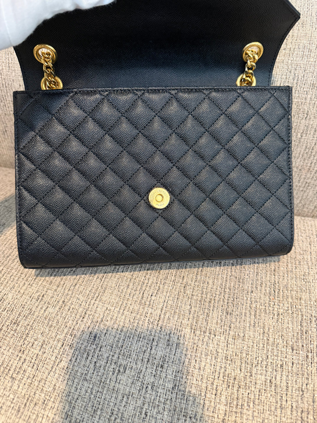 YSL Envelope Medium Black
