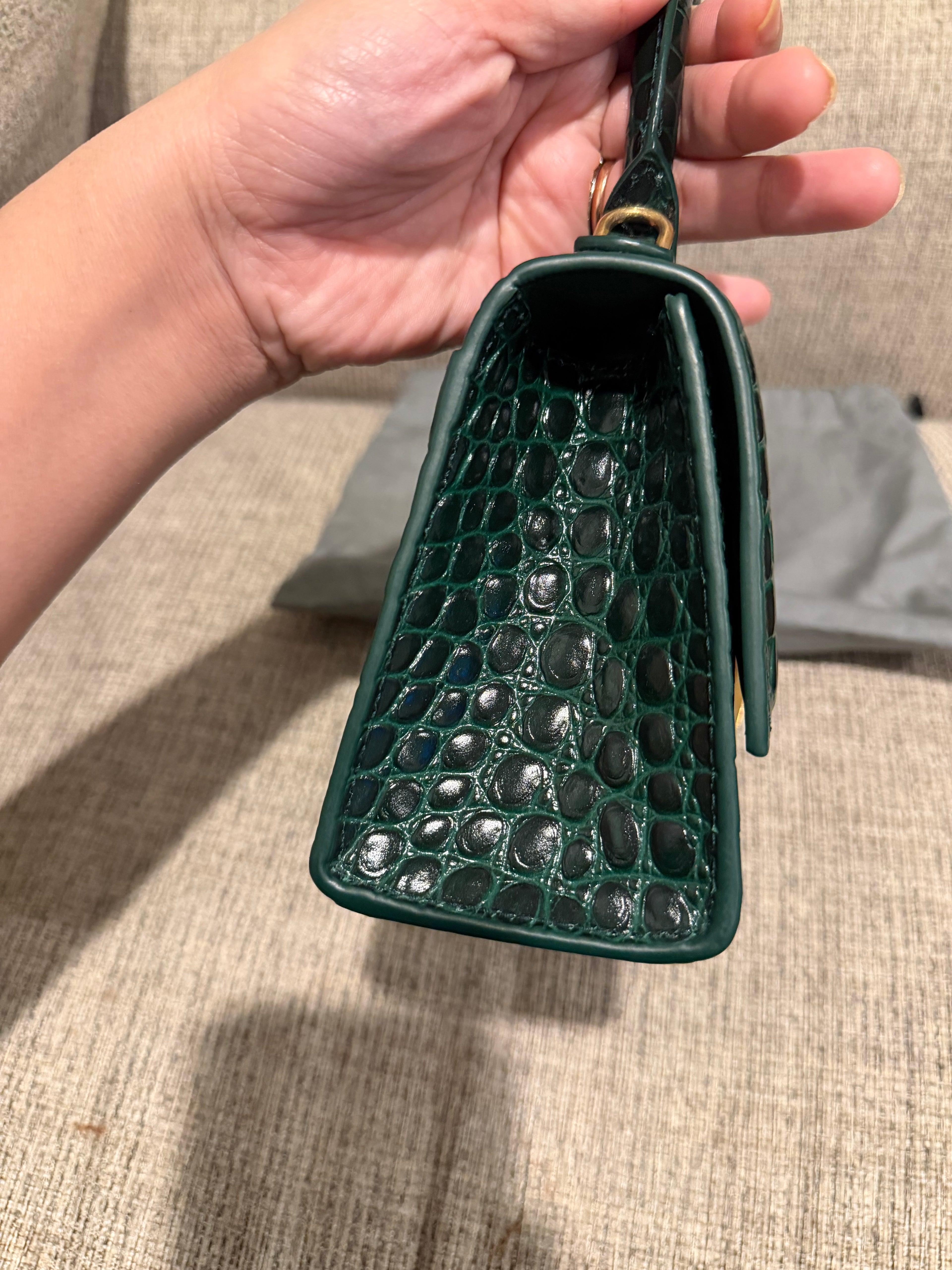 Balenciaga Hourglass Croc XS