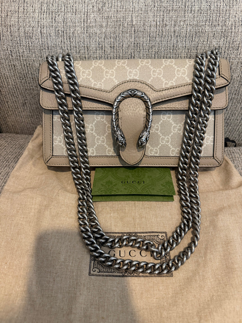 GUCCI Dionysus Limited Edition White Gg Logo