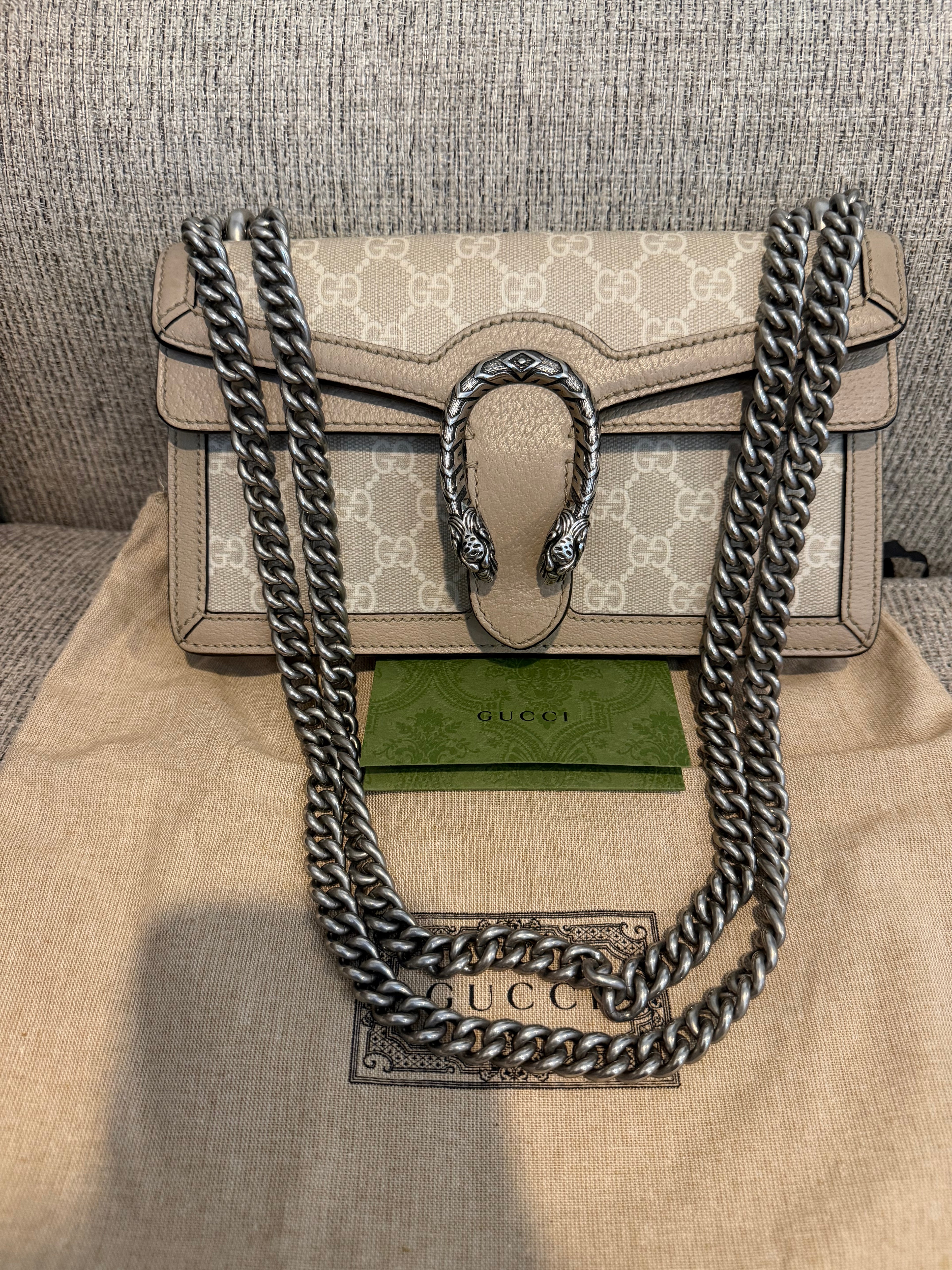 GUCCI Dionysus Limited Edition White Gg Logo