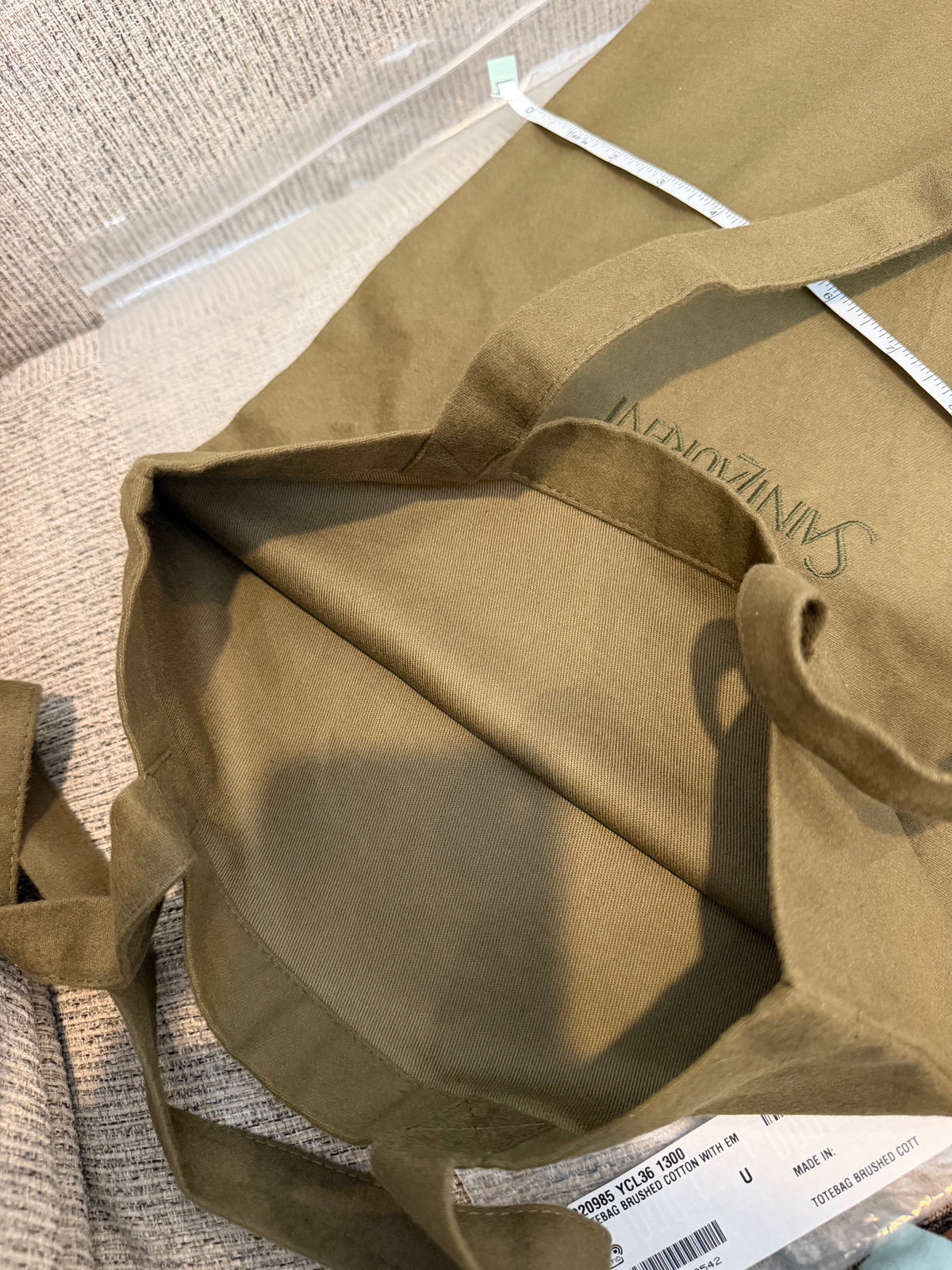 YSL Khaki Tote bag
