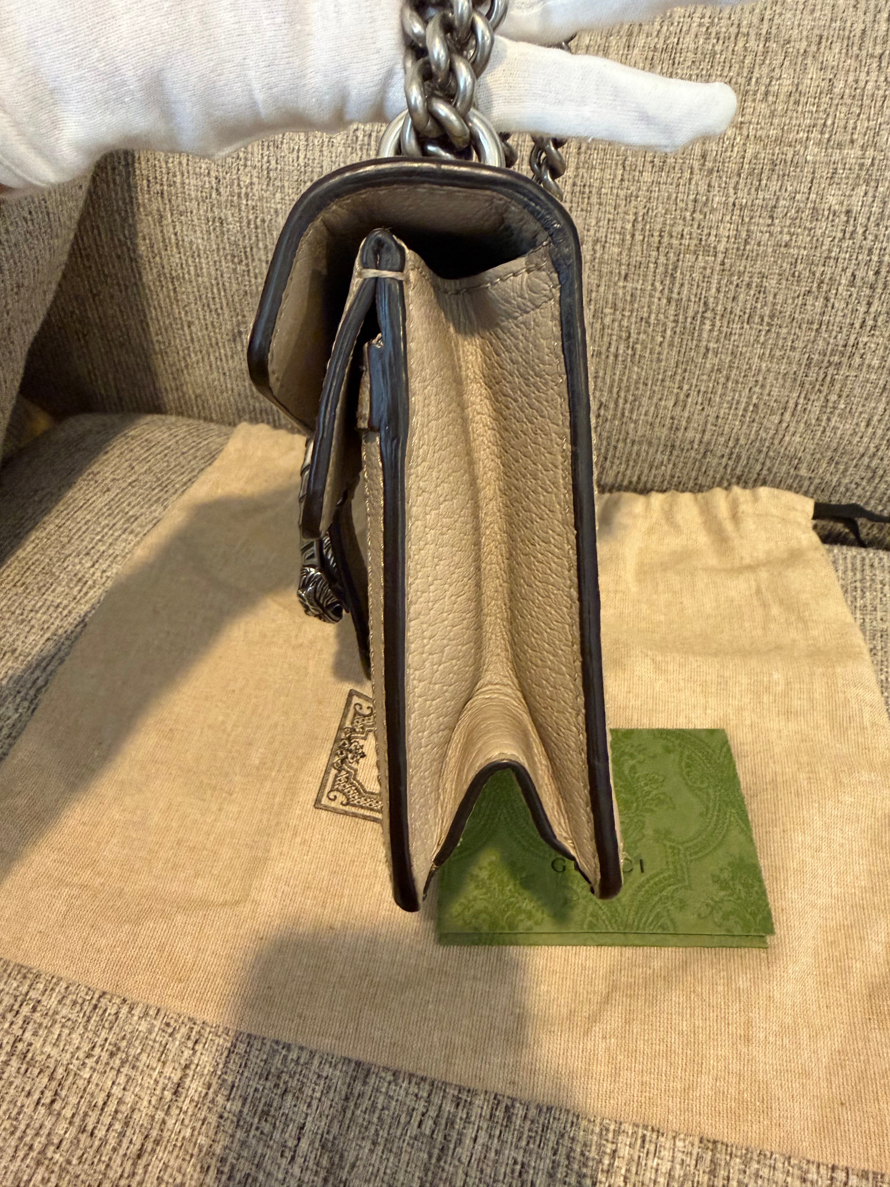 GUCCI Dionysus Limited Edition White Gg Logo