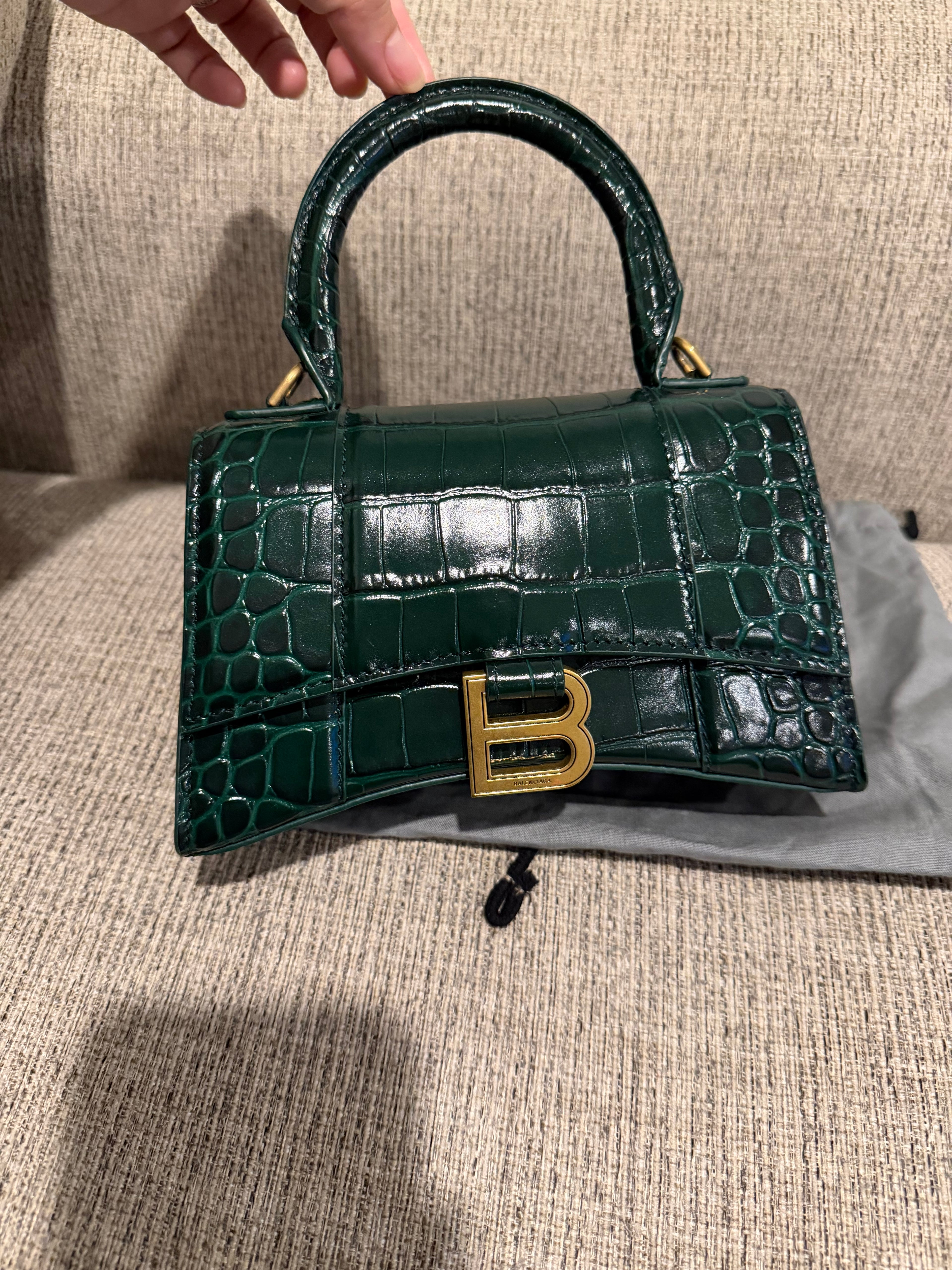 Balenciaga Hourglass Croc XS