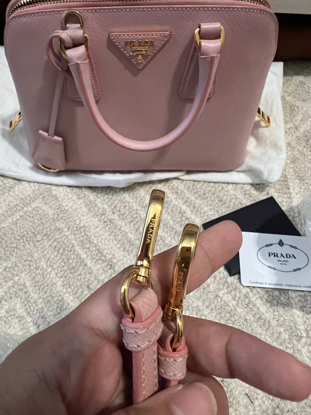 Prada Saffiano Pink