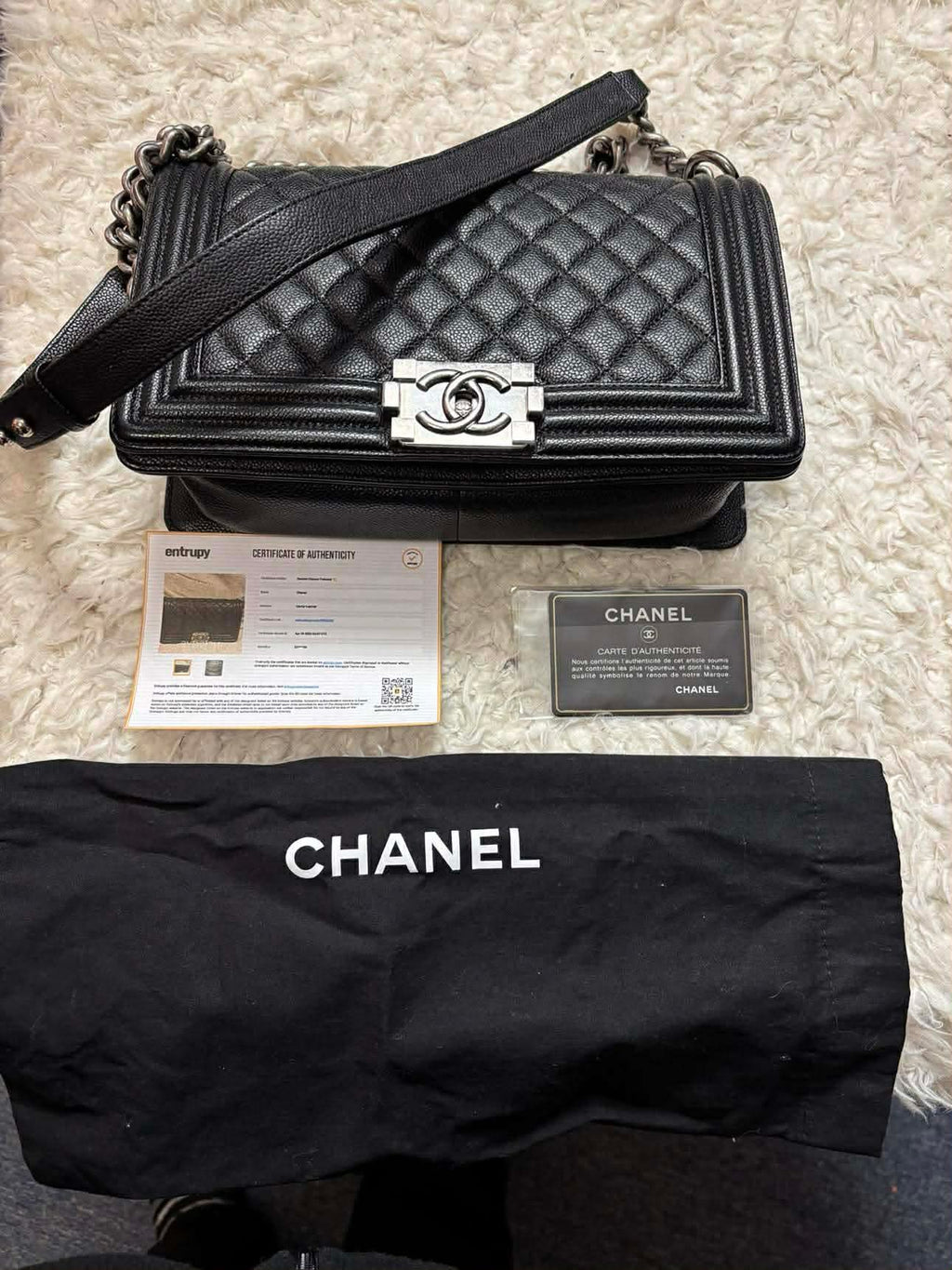 Chanel Leboy Old Medium Black