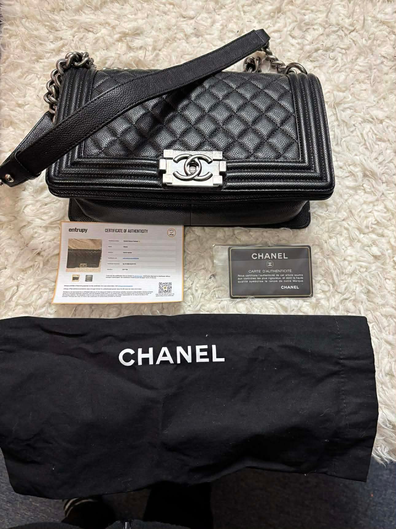 Chanel Leboy Old Medium Black