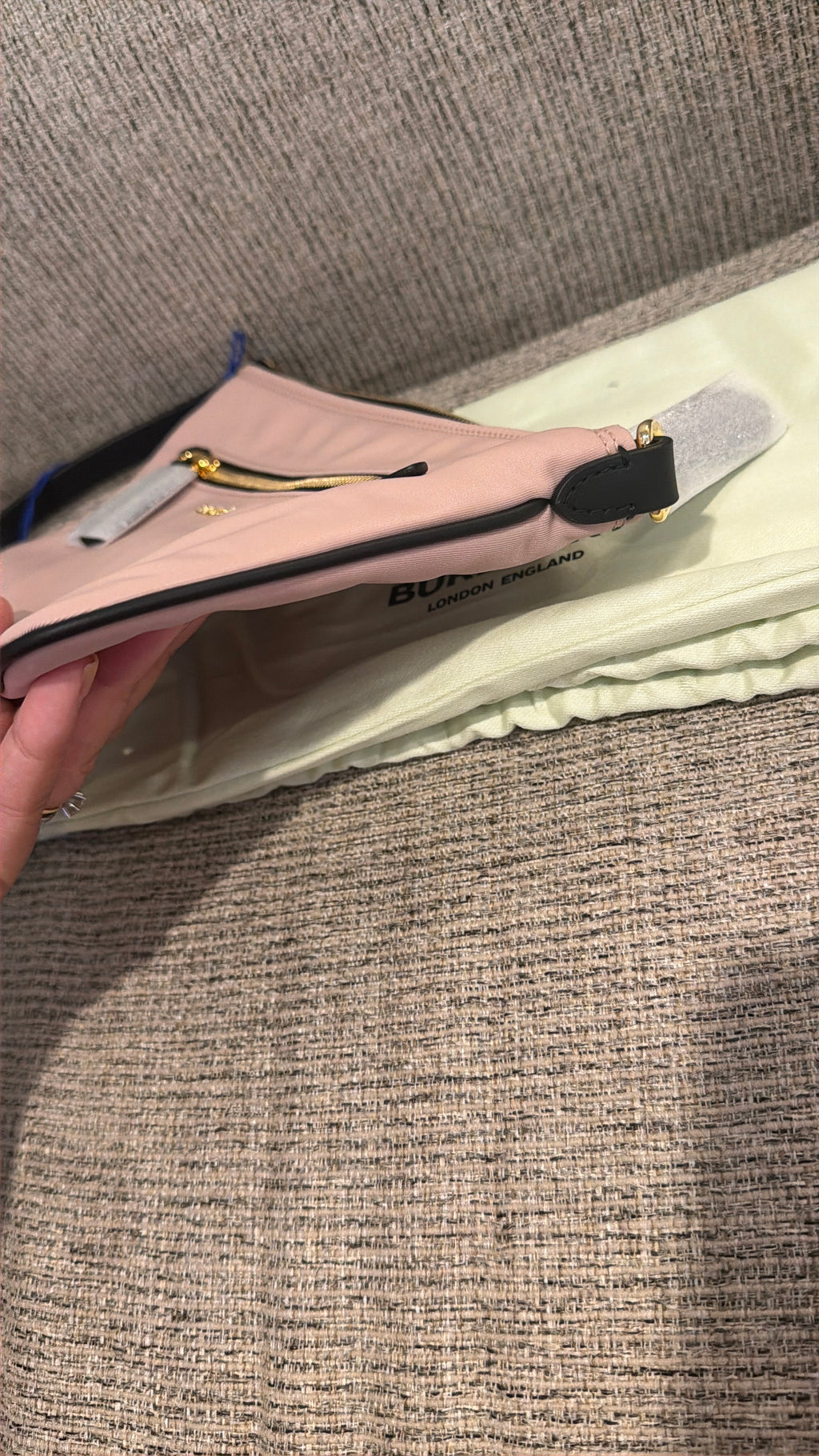Burberry Nylon Hand/ Shoulder Bag