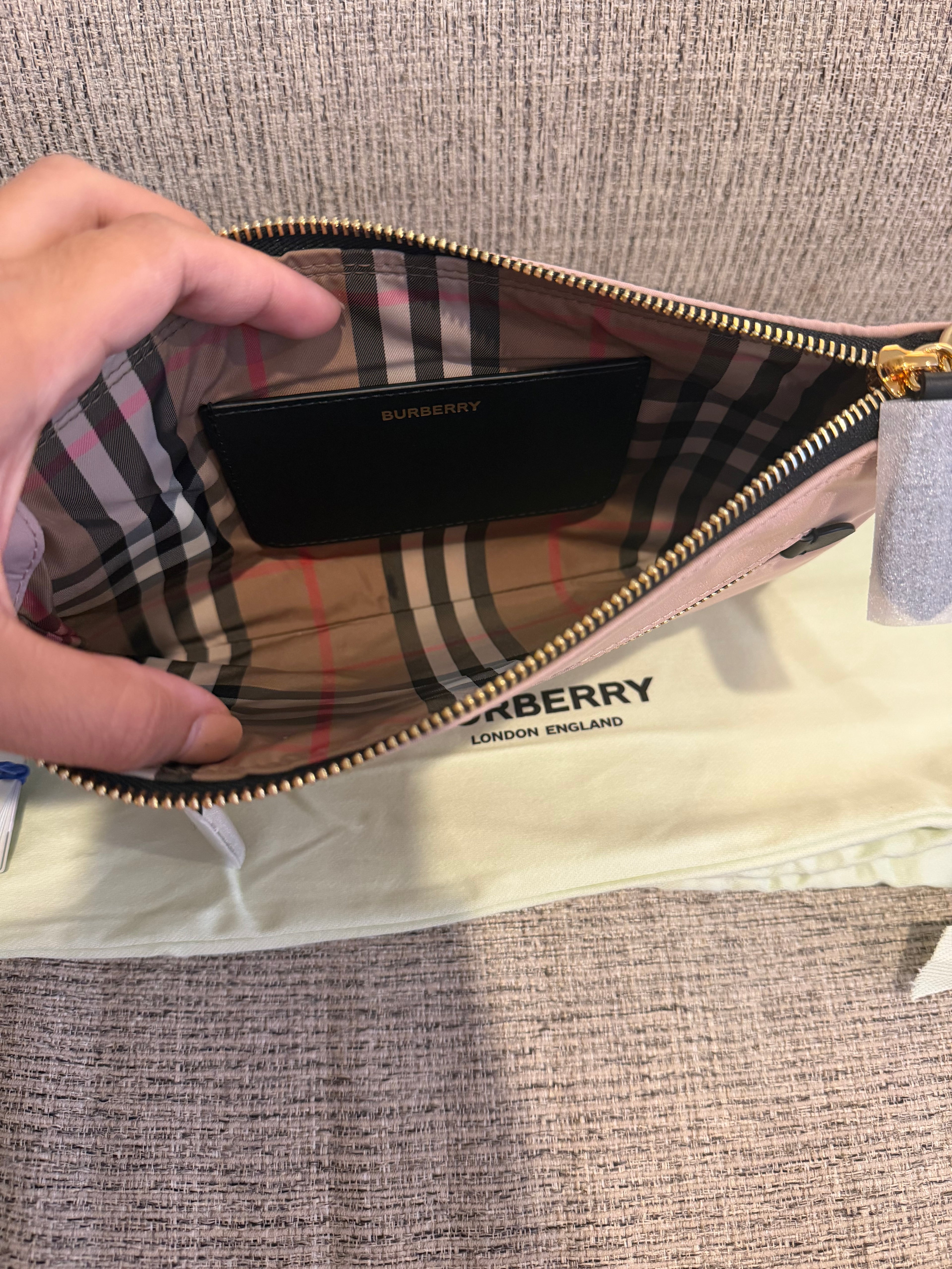 Burberry Nylon Hand/ Shoulder Bag