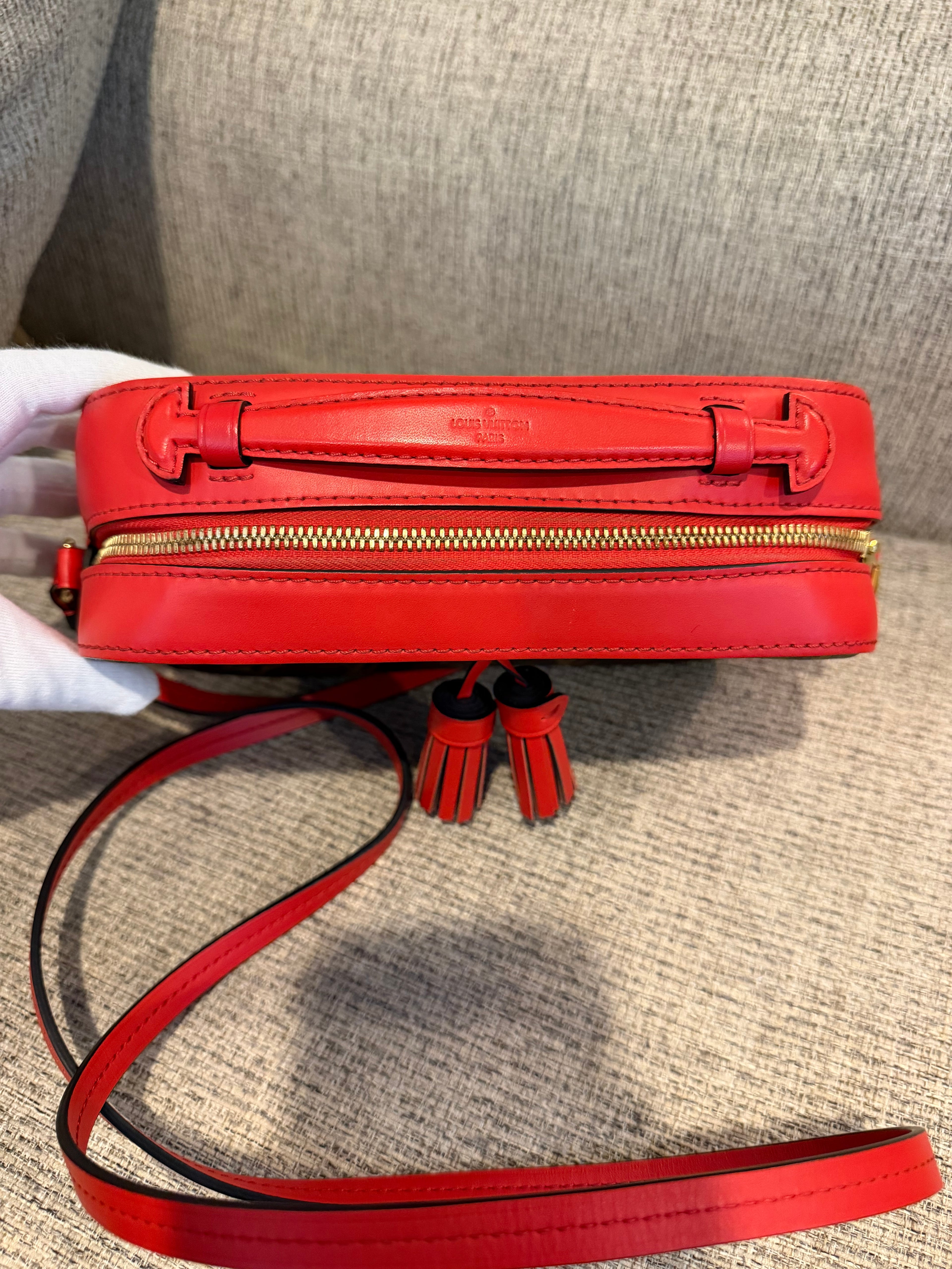 Louis Vuitton Saintonge Red