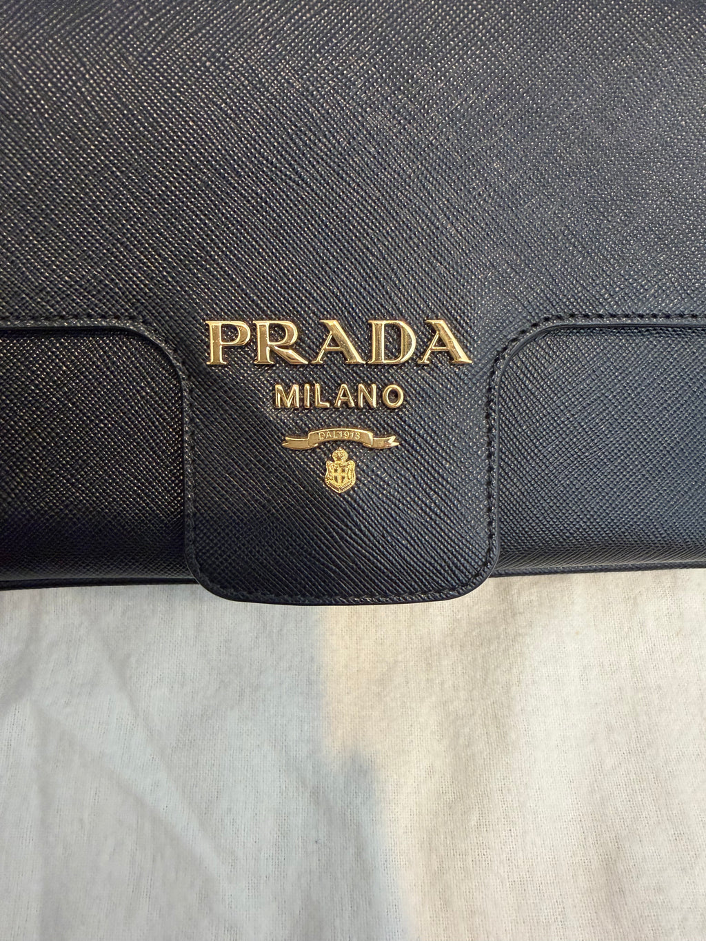 Prada Saffiano Flap Chain Bag