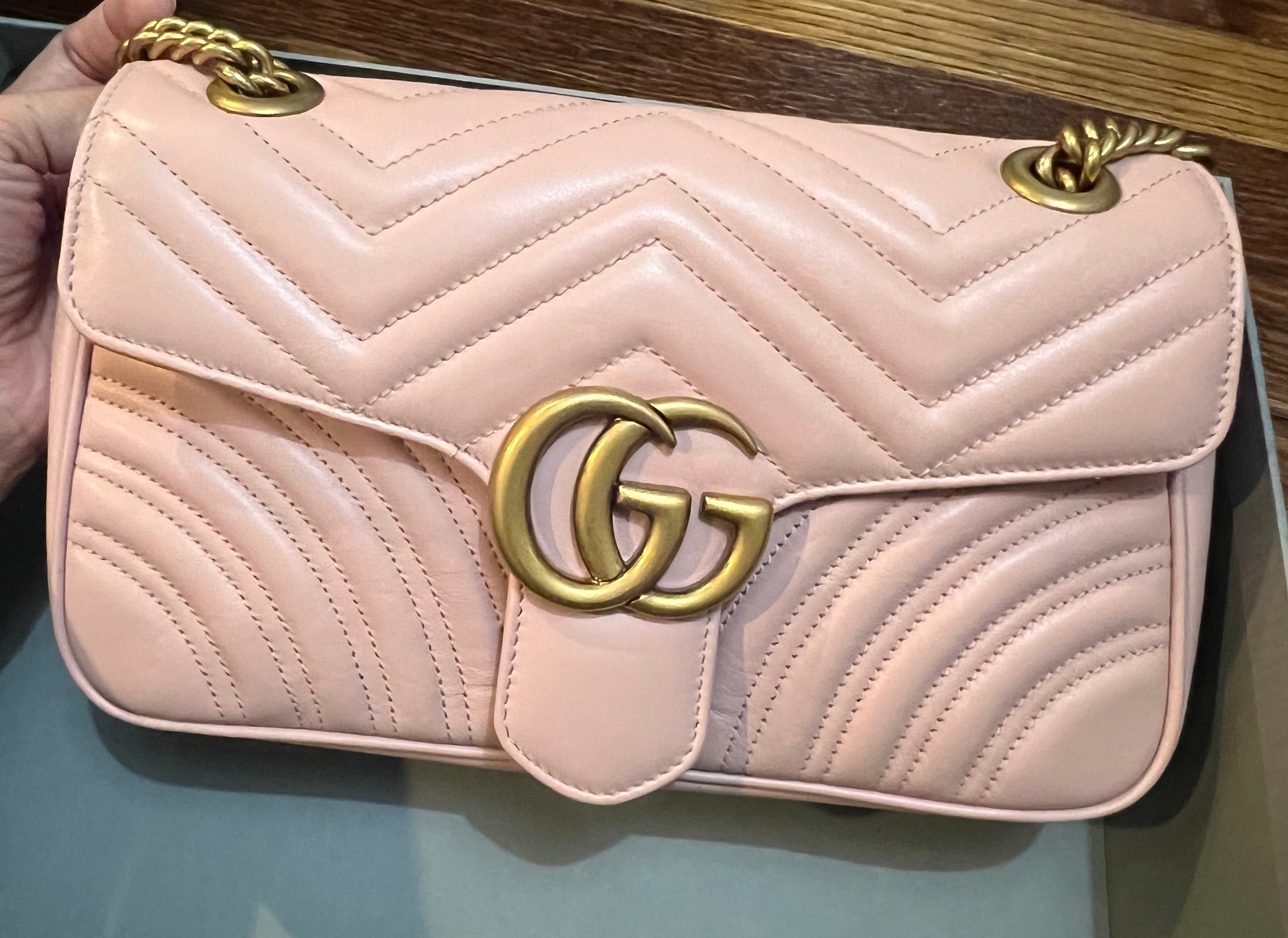 Gucci Marmont Small Flap Pink