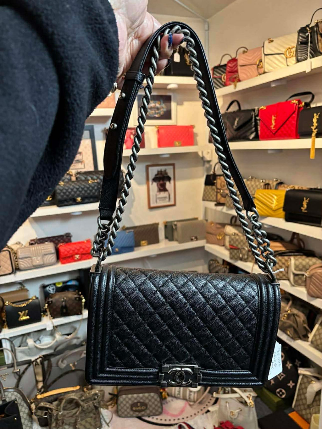 Chanel Leboy Old Medium Black