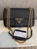 Prada Saffiano Flap Chain Bag