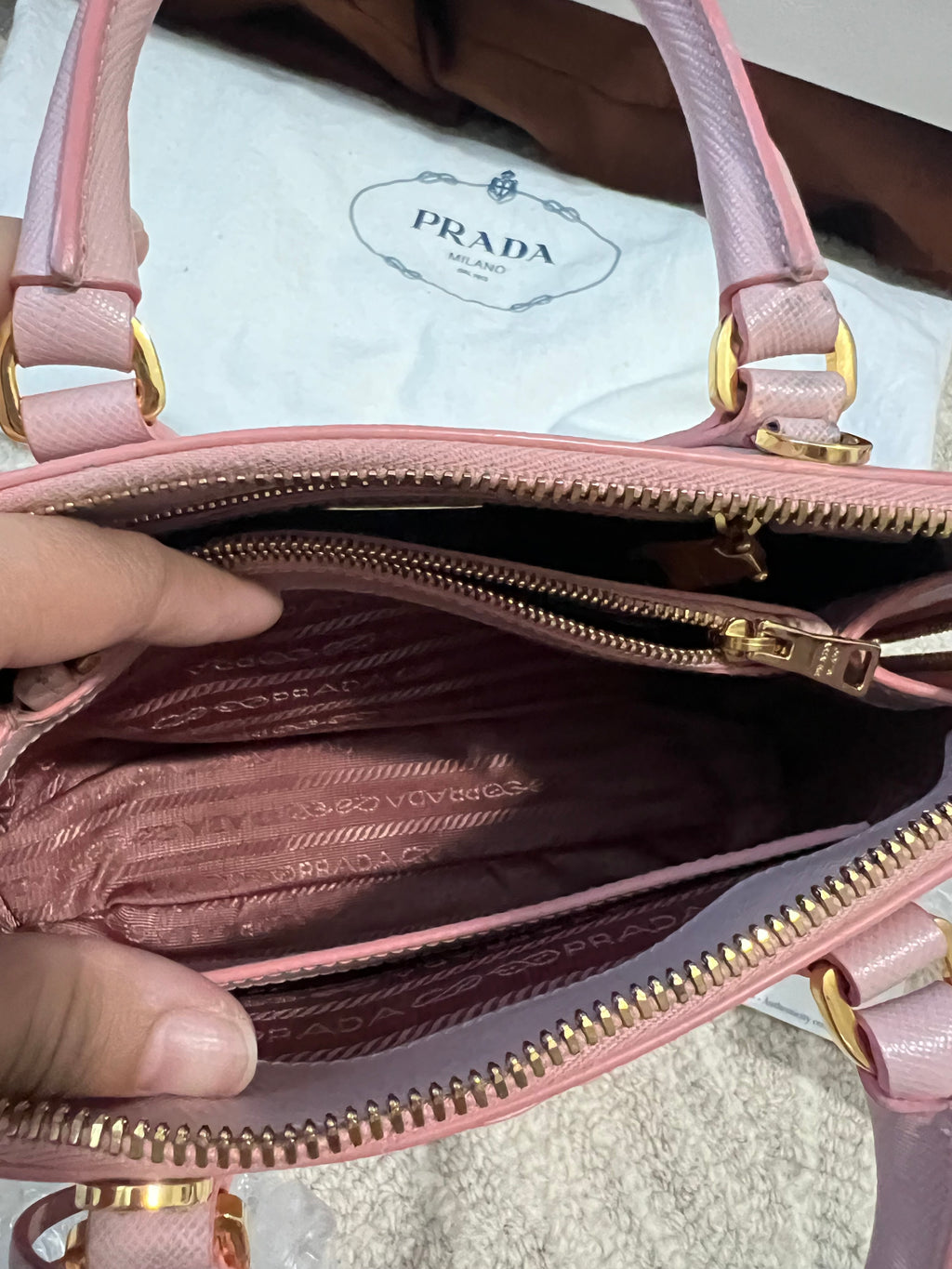Prada Saffiano Pink