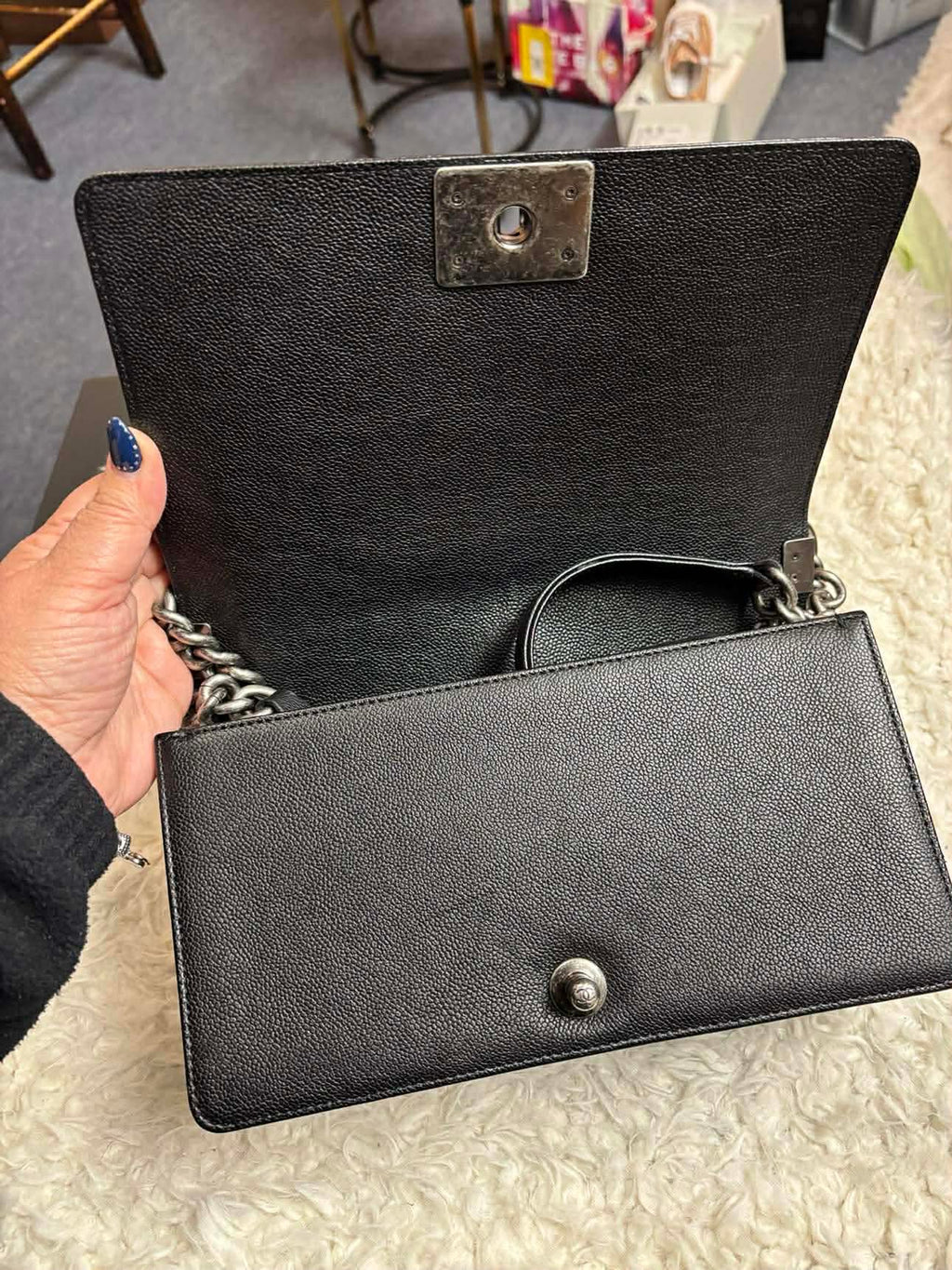 Chanel Leboy Old Medium Black