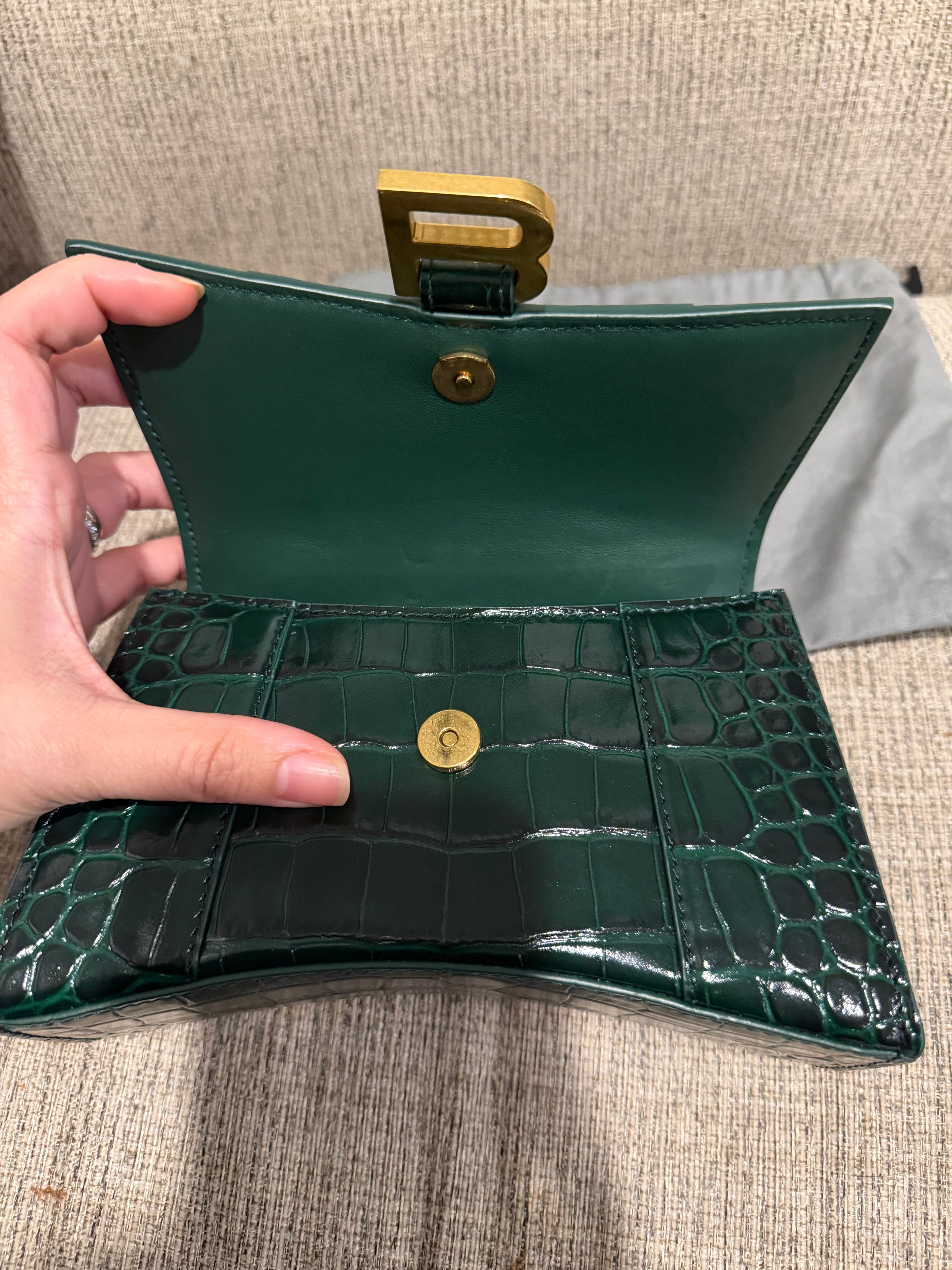 Balenciaga Hourglass Croc XS