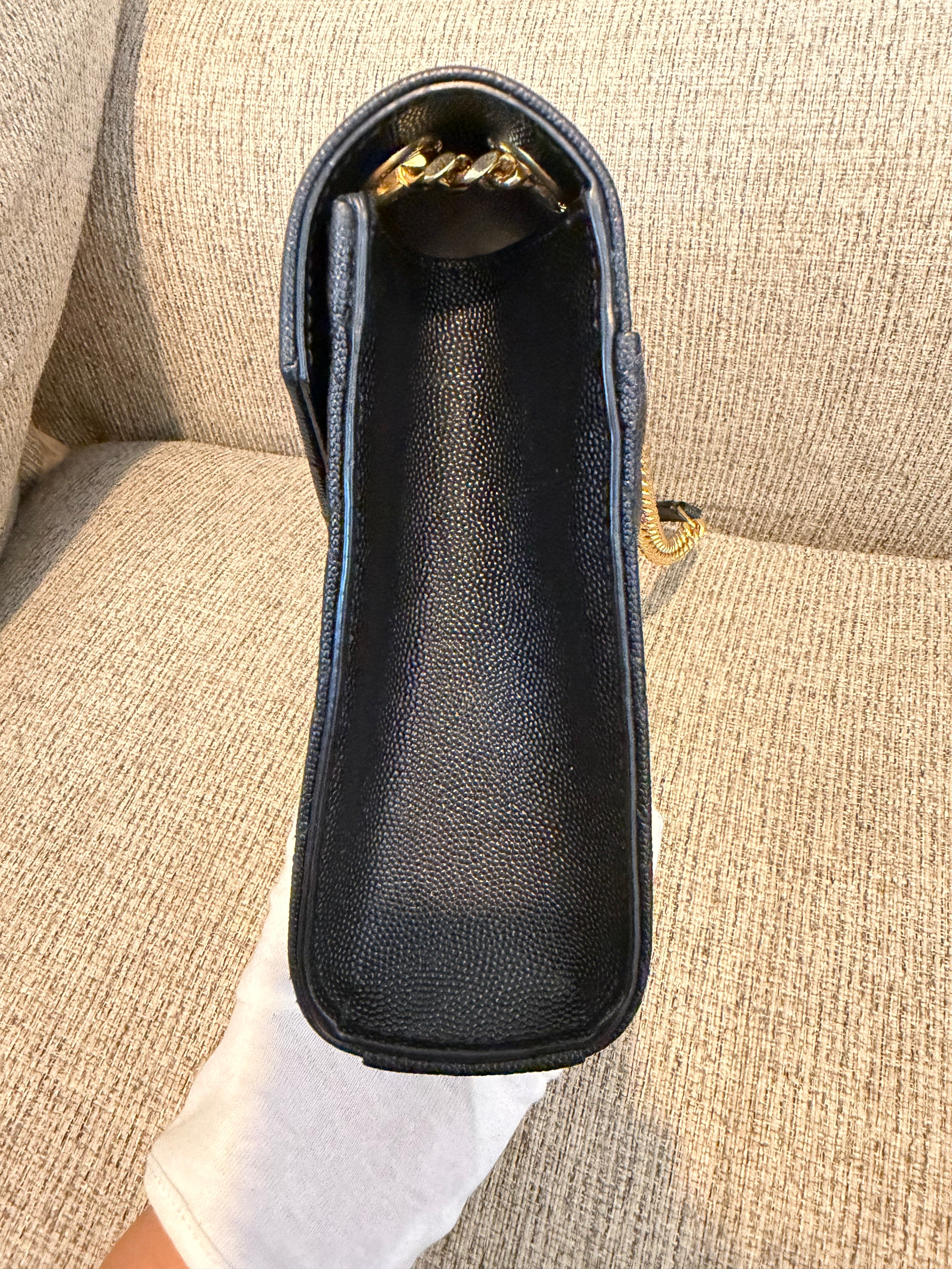 YSL Envelope Medium Black