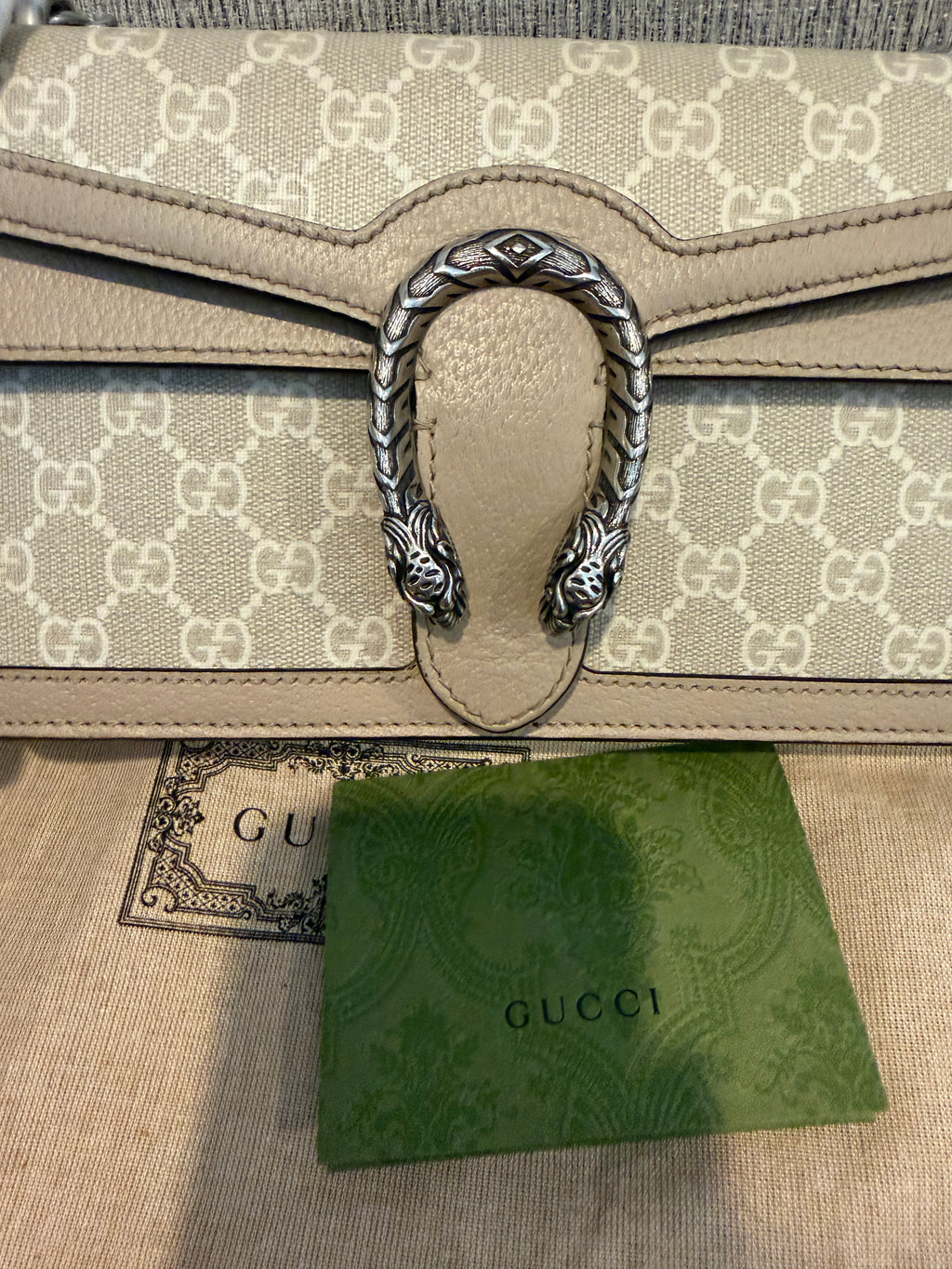 GUCCI Dionysus Limited Edition White Gg Logo