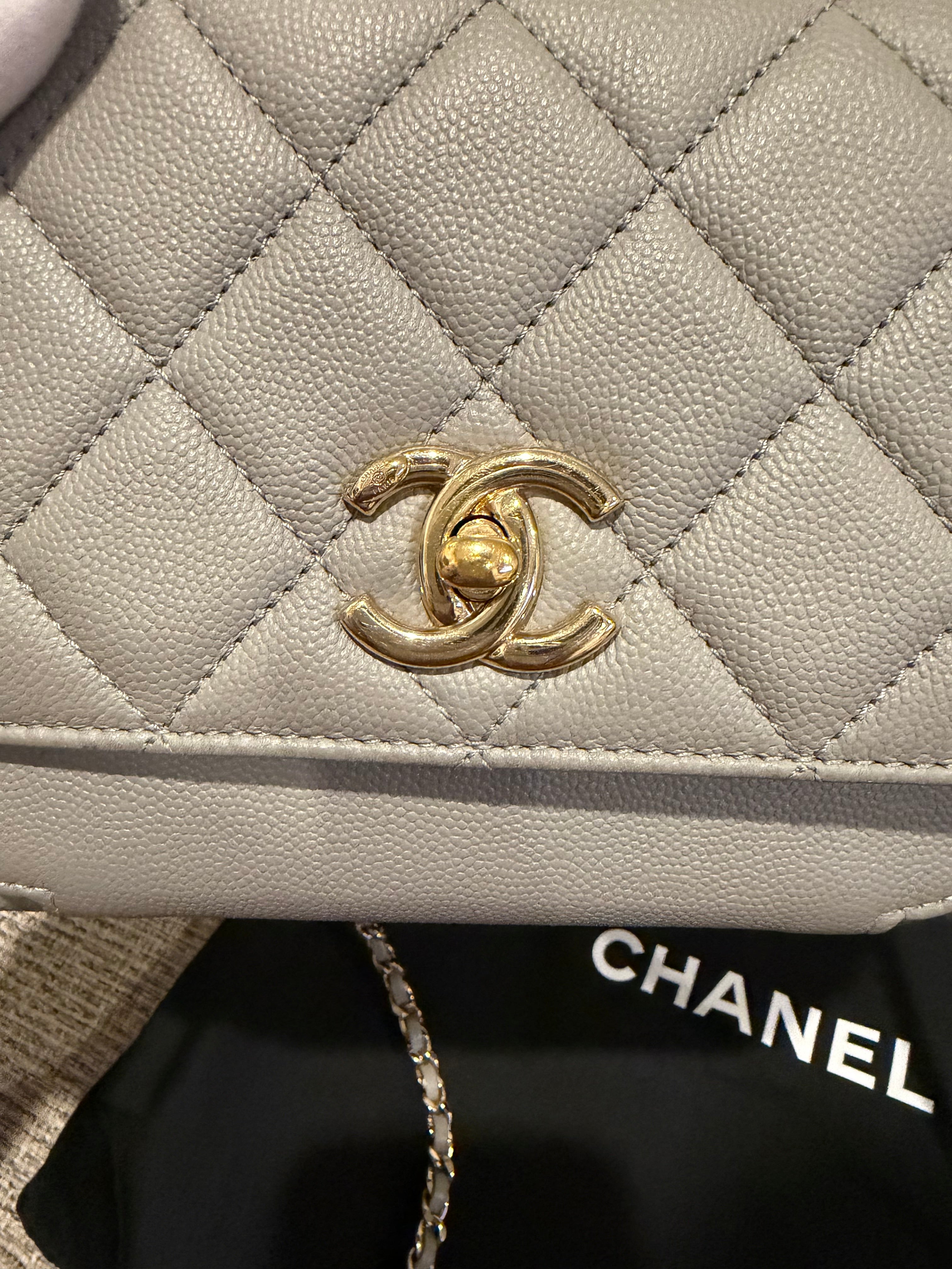 Chanel Business Affinity Grey Small