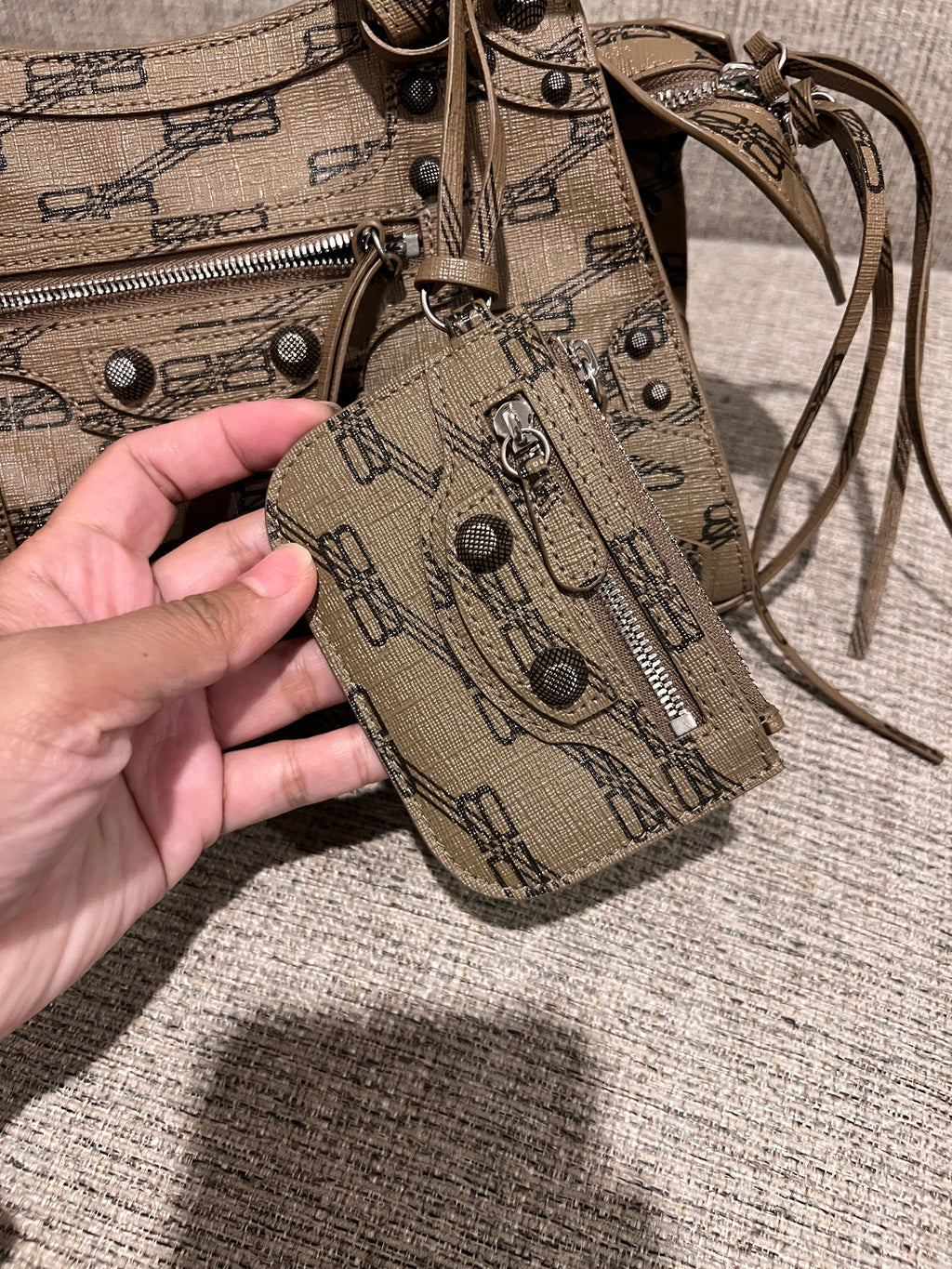 Balenciaga Neo Cagole Monogram XS Crossbody