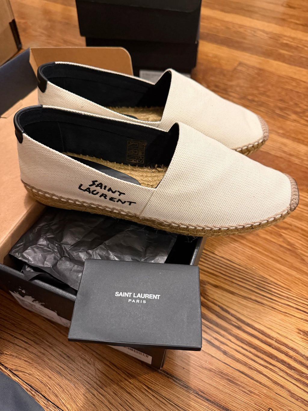 YSL Espadrilles Cream