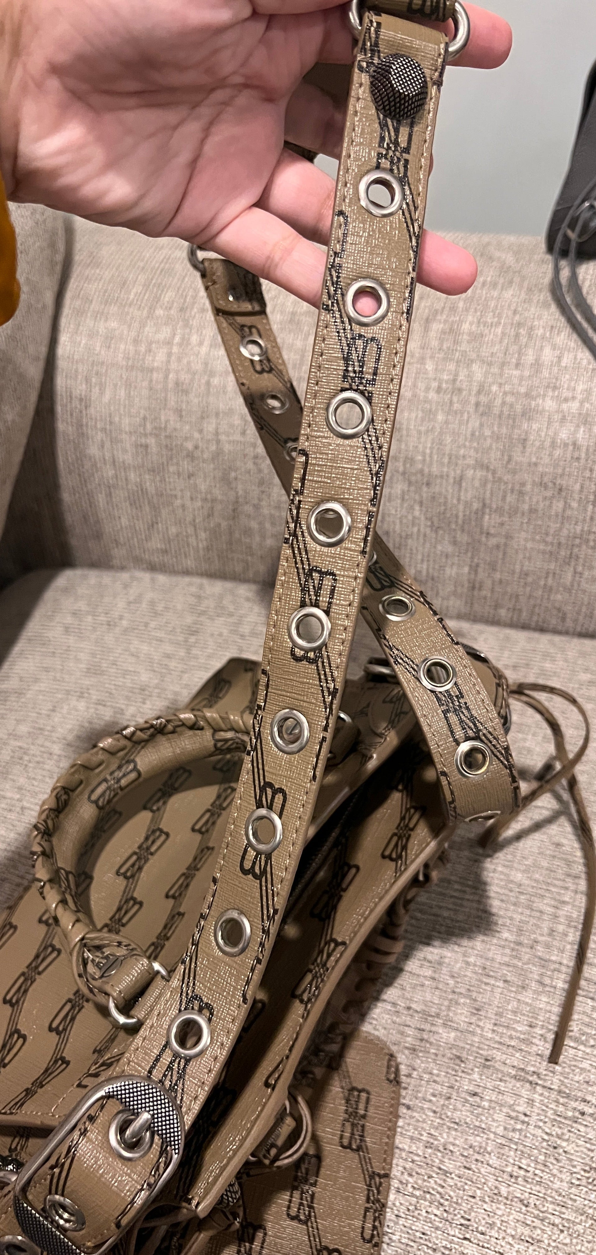 Balenciaga Neo Cagole Monogram XS Crossbody
