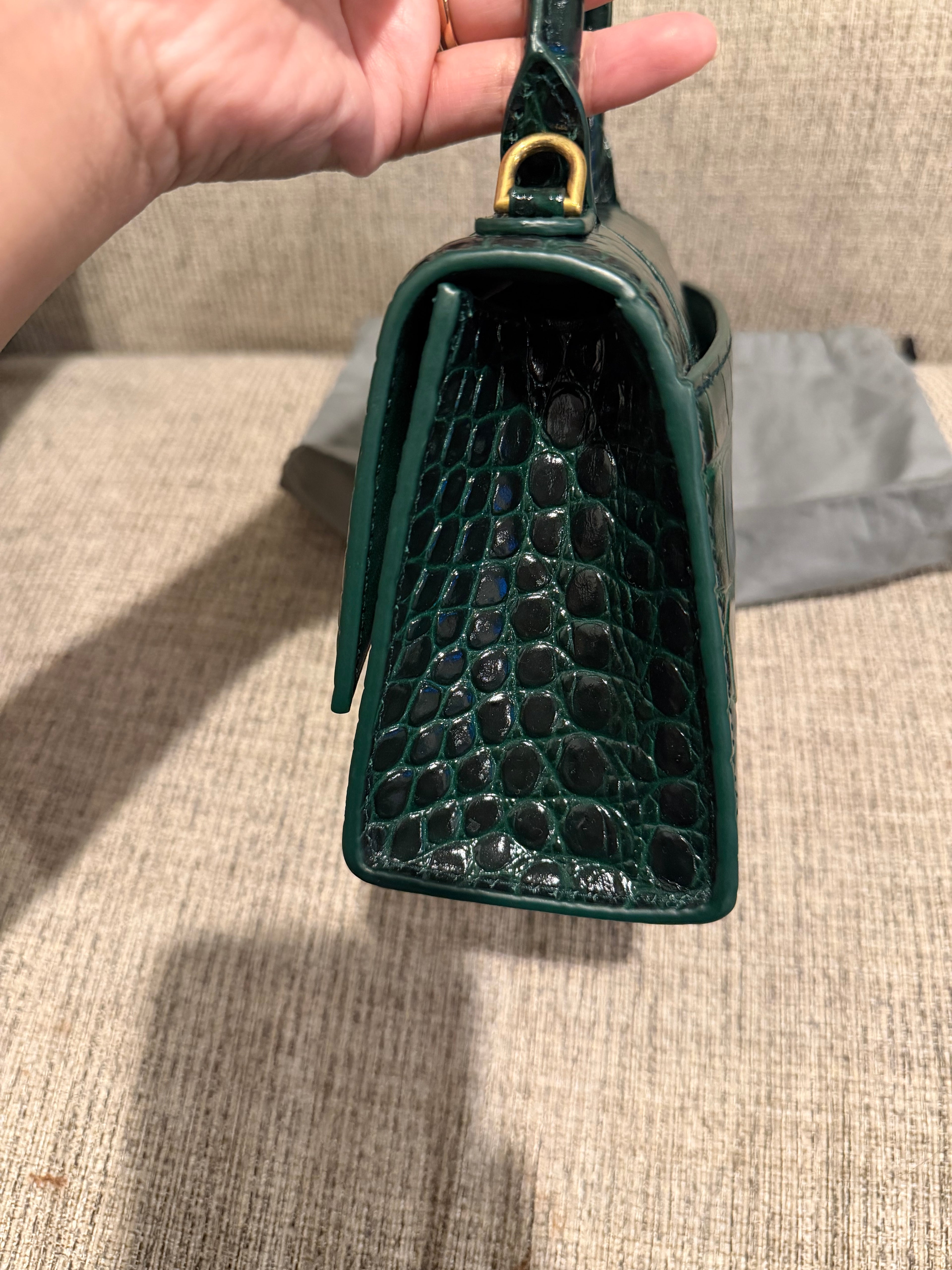 Balenciaga Hourglass Croc XS