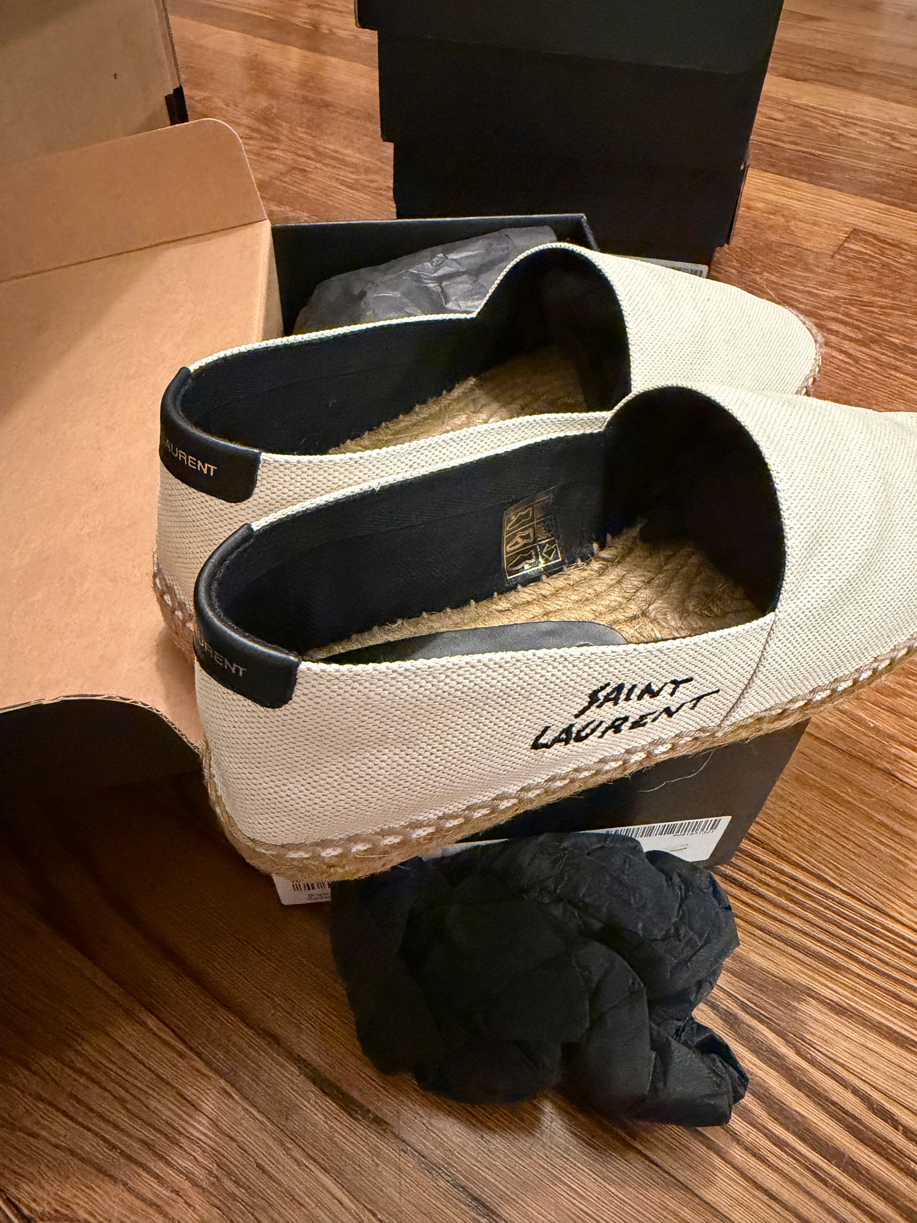 YSL Espadrilles Cream