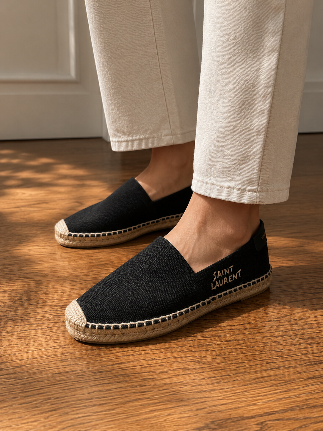 YSL Espadrilles Black
