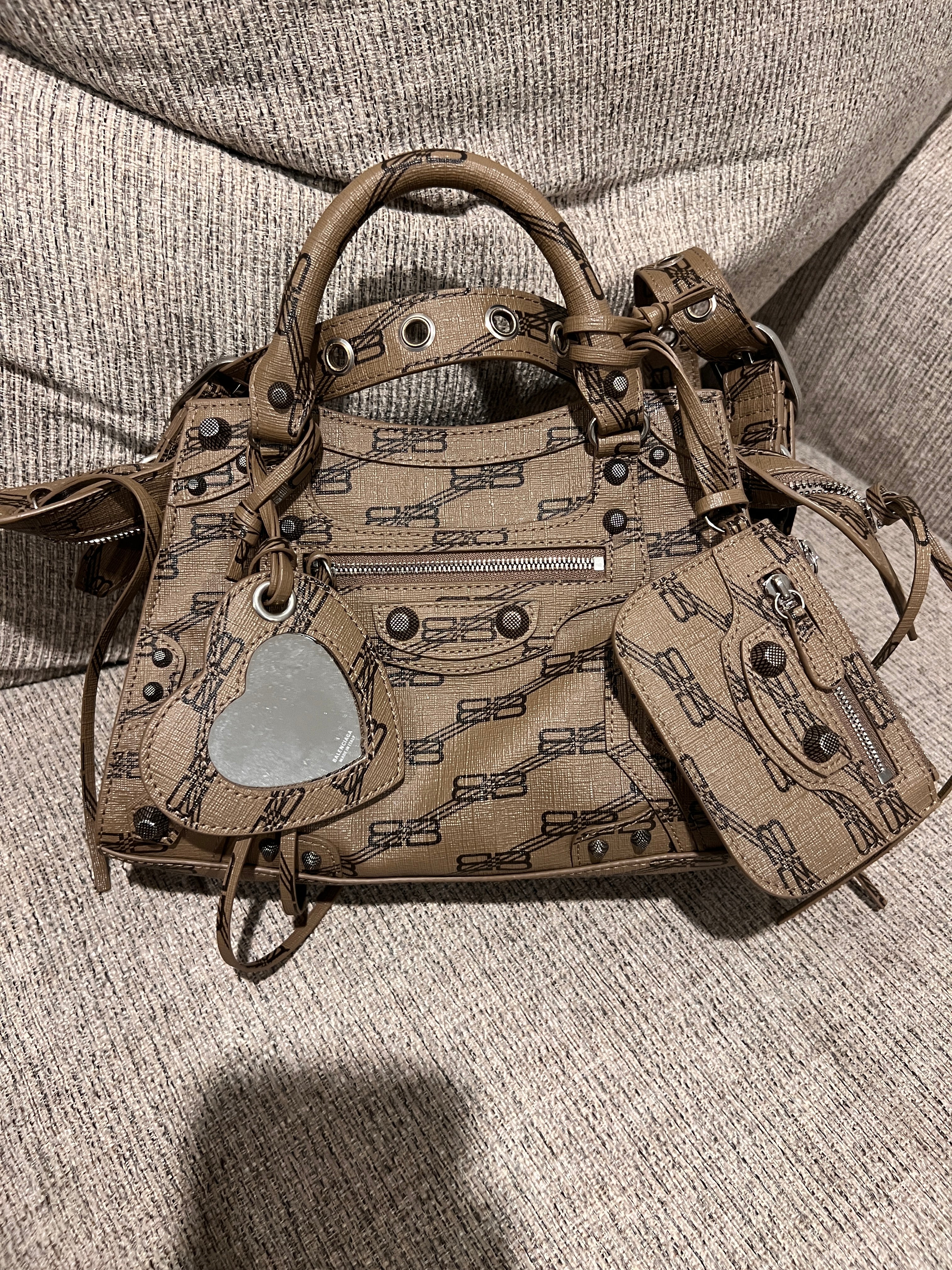 Balenciaga Neo Cagole Monogram XS Crossbody