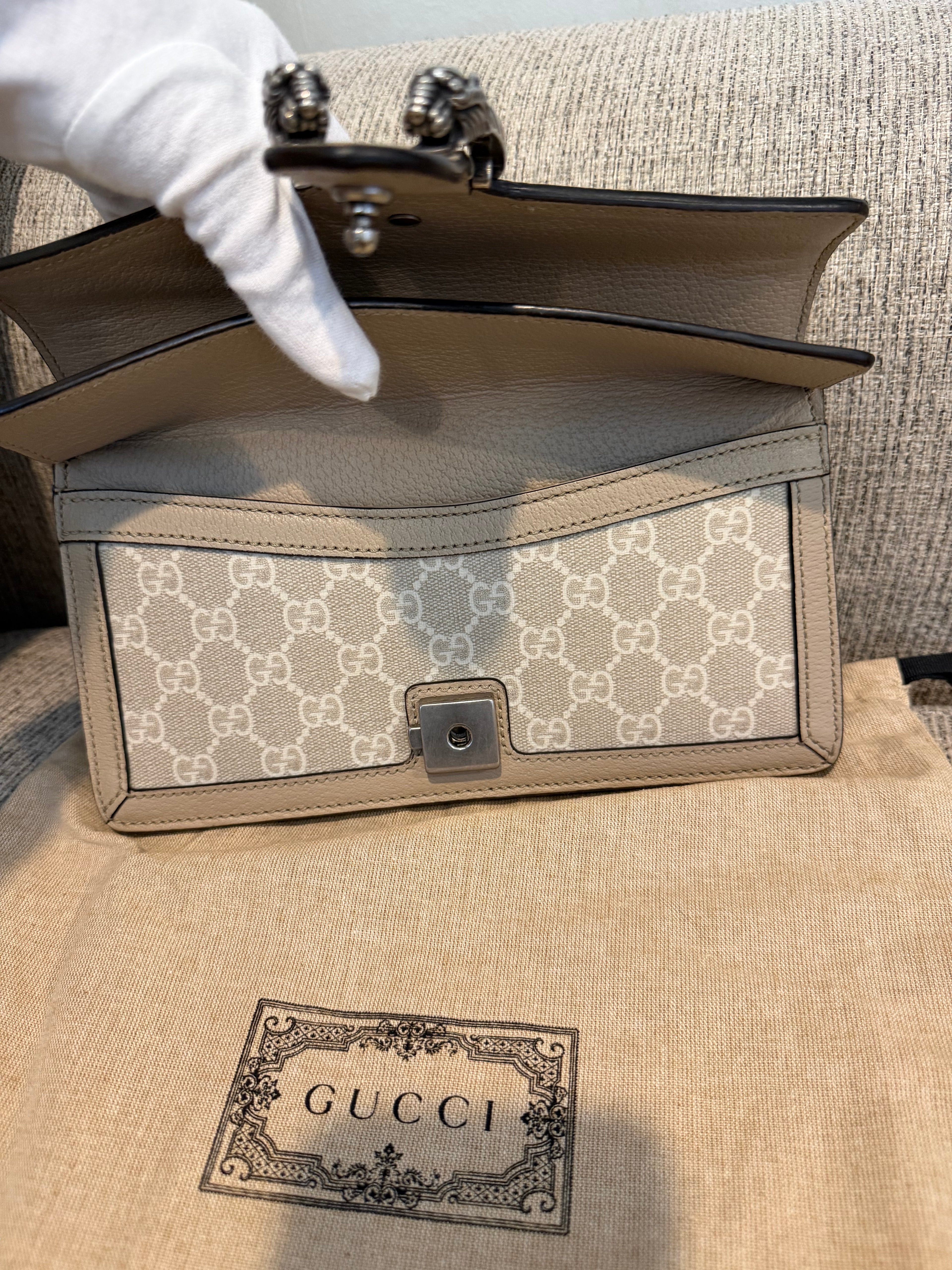 GUCCI Dionysus Limited Edition White Gg Logo