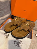 Hermes Sandals Brown